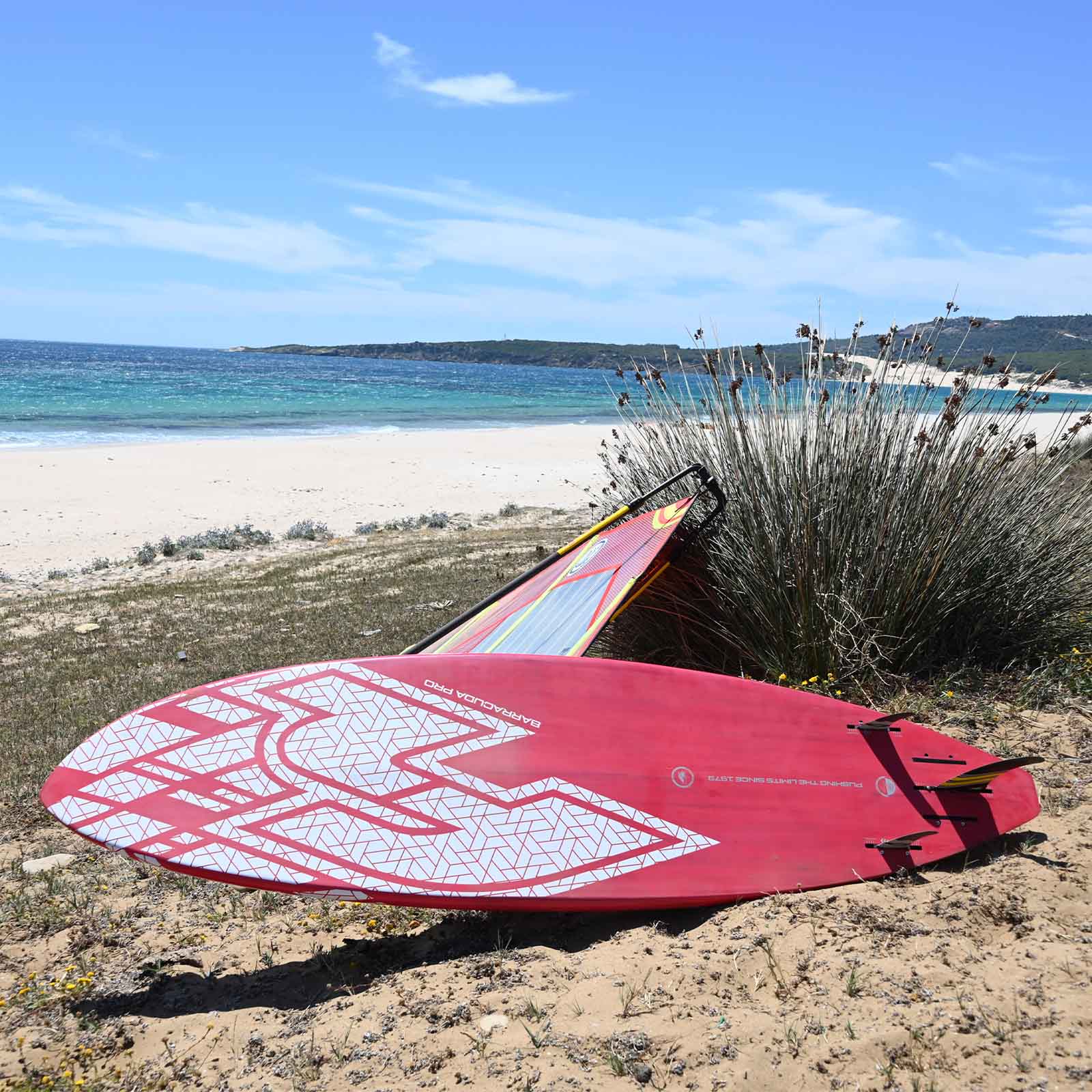 F2  Windsurfboard Barracuda HD 84 l Rot/Weiss - Image 8