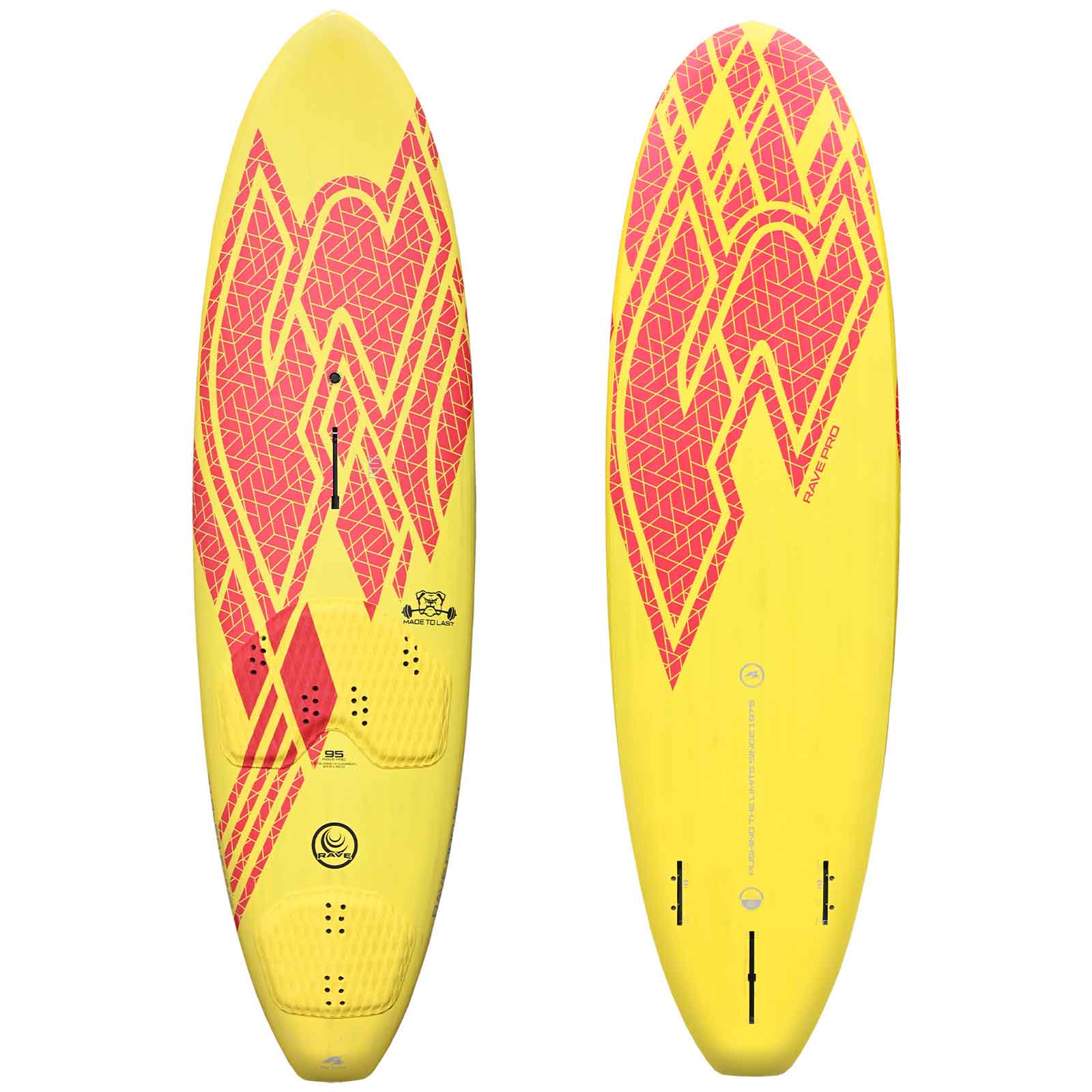 F2  Windsurfboard Rave HD 85 l Gelb/Rot - Image 17