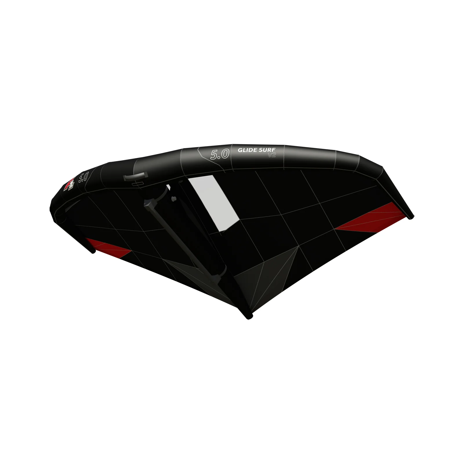 F2  Wing Glide Surf v2 Stiff Handle 6 qm Schwarz/Rot - Image 12