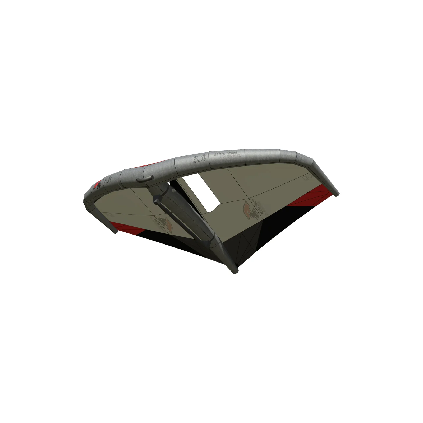 F2  Wing Glide Team Edition v2 Carbon Handle 5 qm Weiss/Grau - Image 12