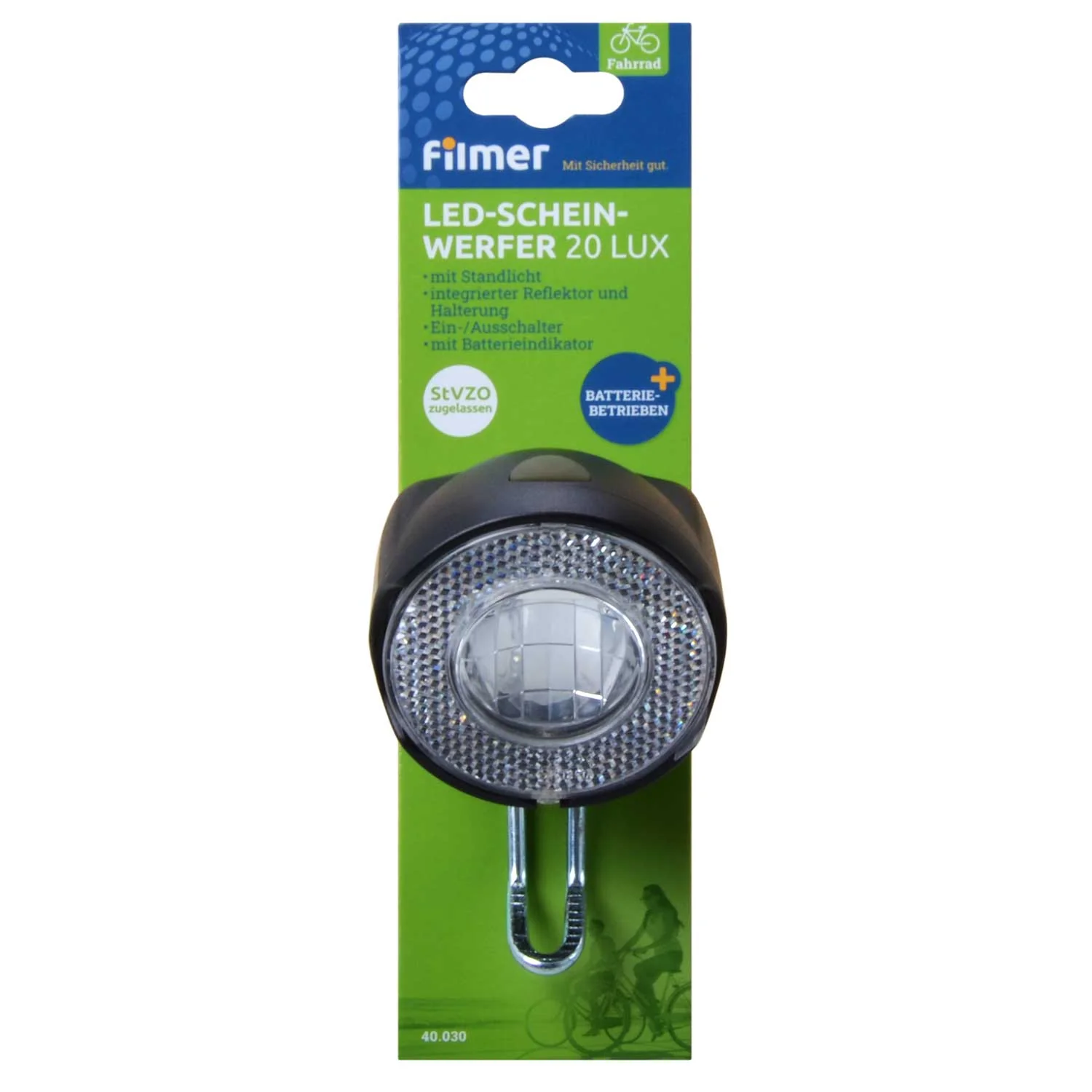 Fahrrad LED Frontlicht Batterie - Image 3