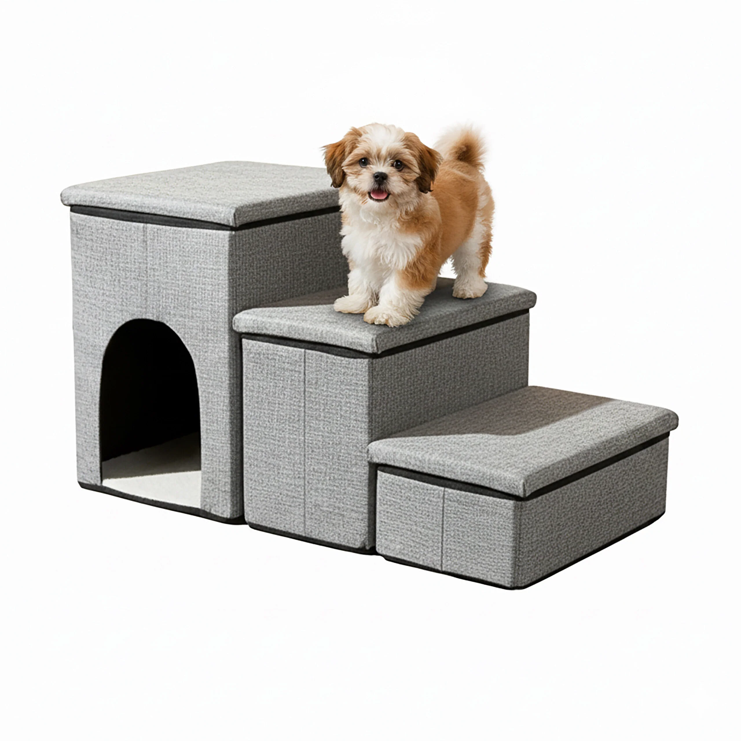 Faltbare Hundetreppe mit 3 Stufen