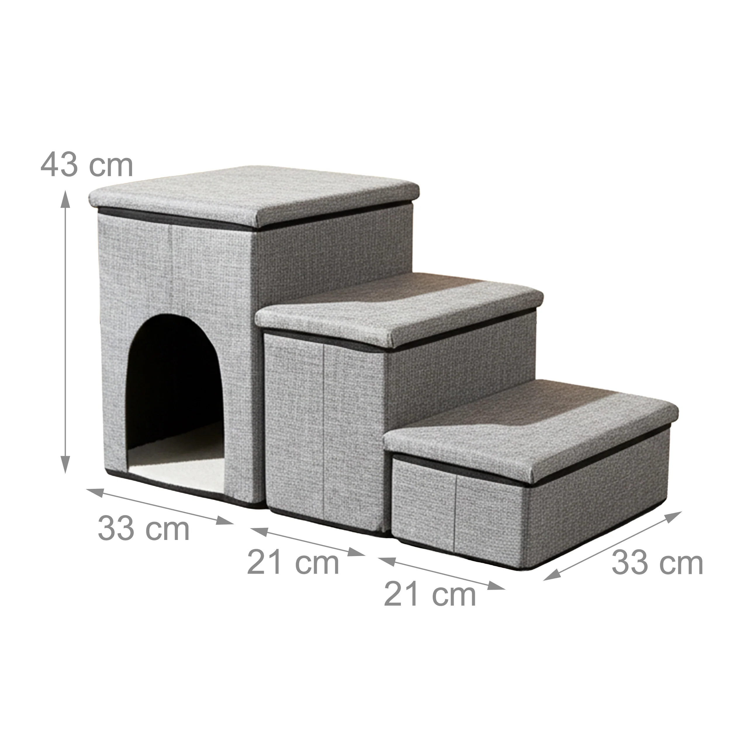 Faltbare Hundetreppe mit 3 Stufen - Image 6