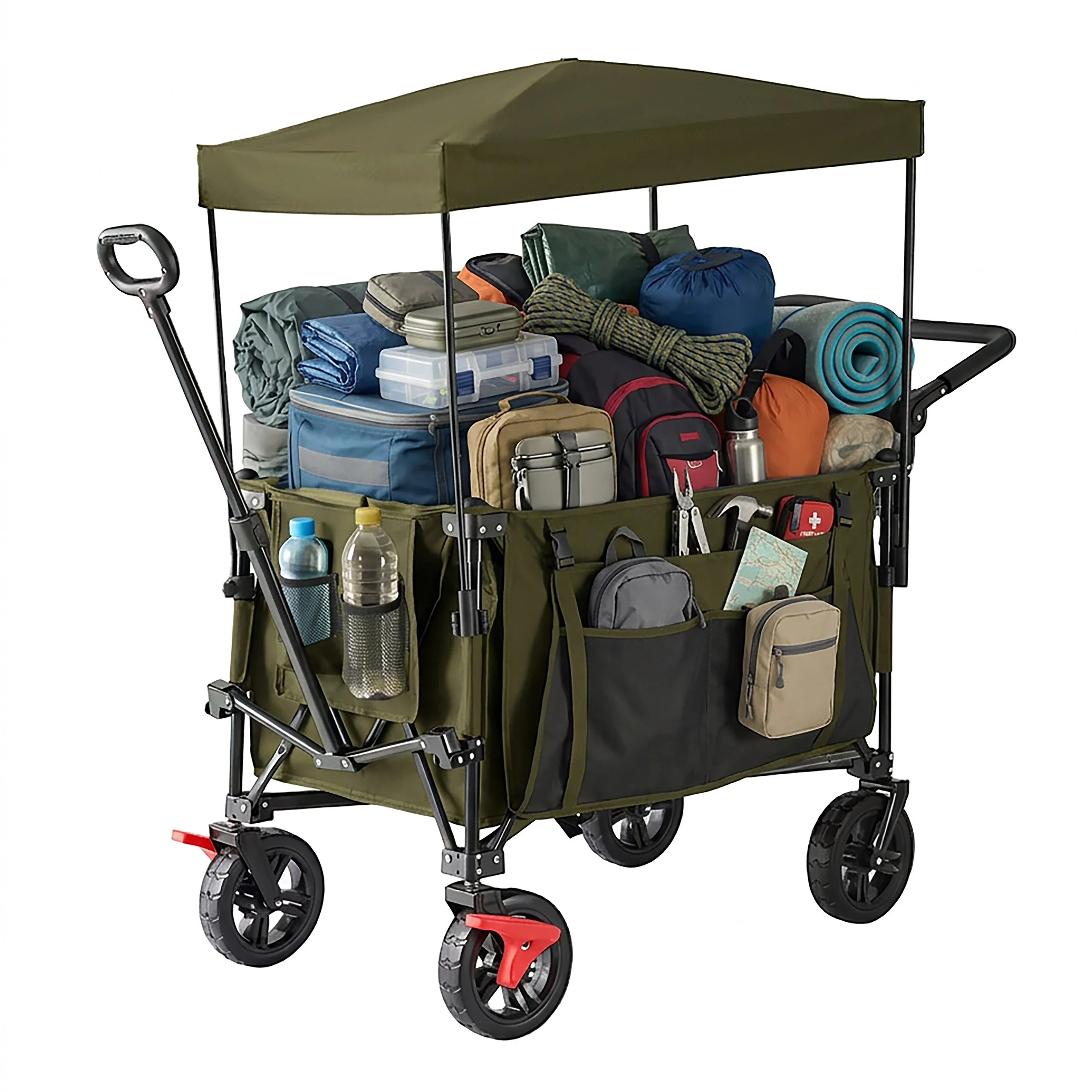 Faltbarer Bollerwagen mit Dach - Image 7