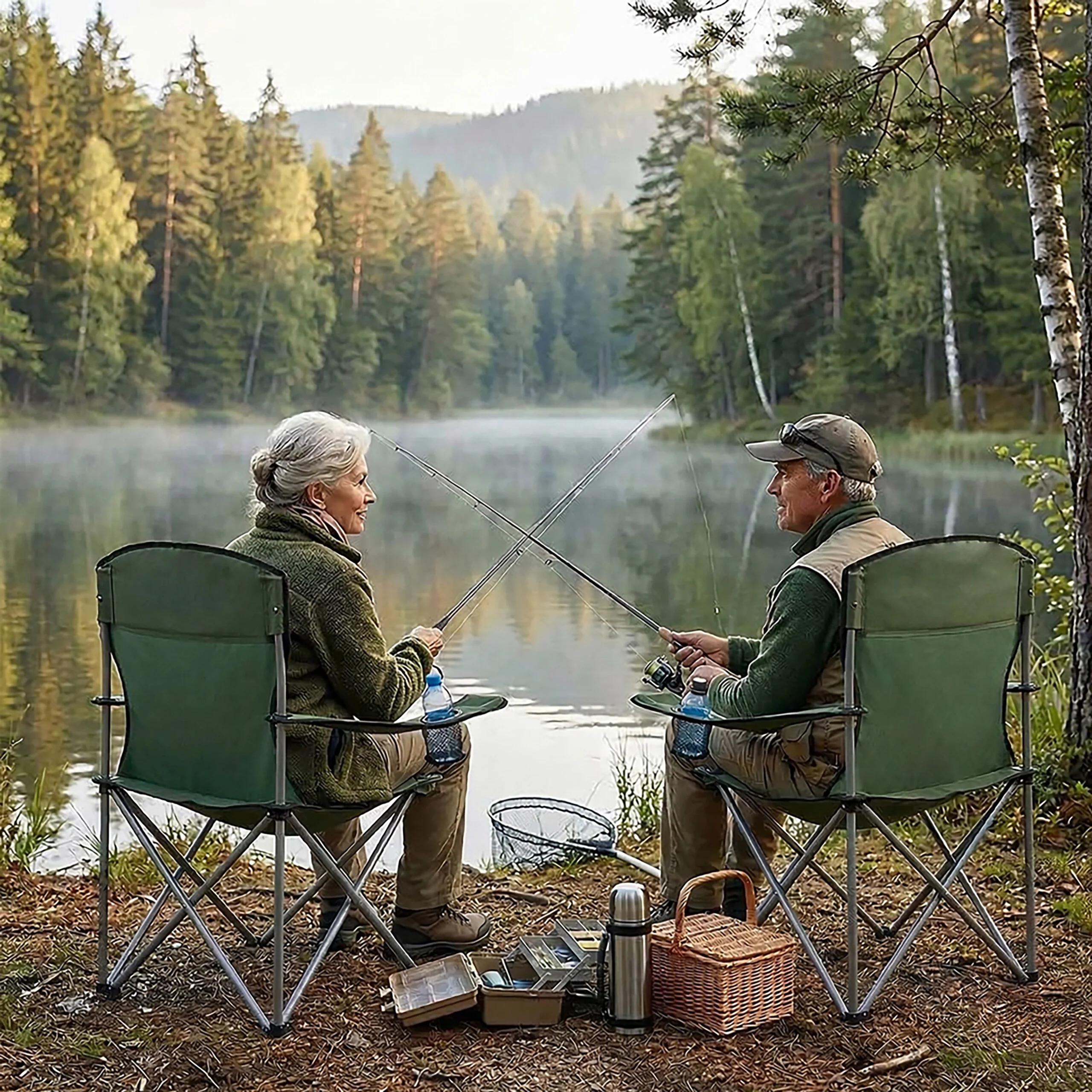 Faltbarer Camping Stuhl 2er Set - Image 16