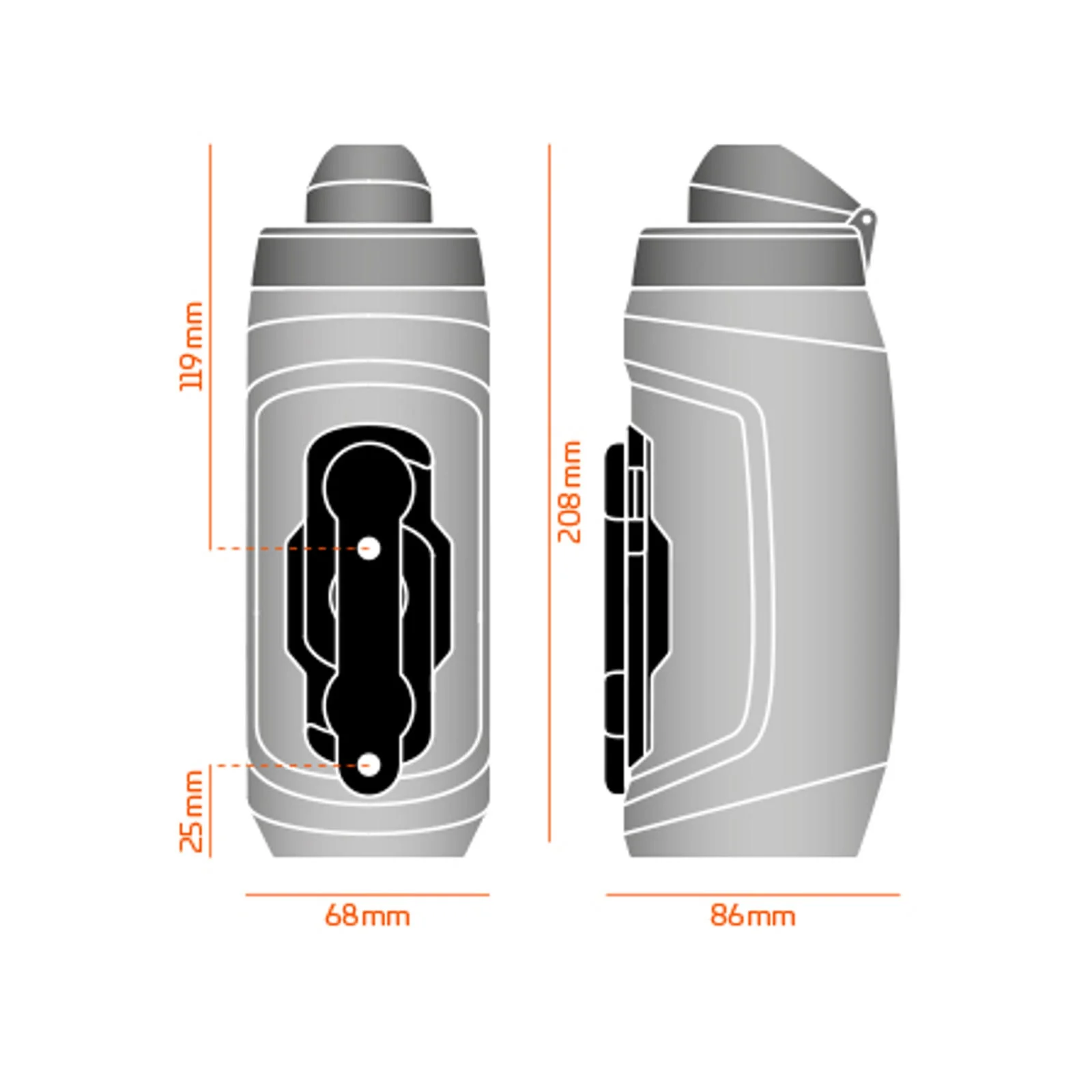 Fidlock Trinkflasche & Halterung Twist Bottle - Image 3