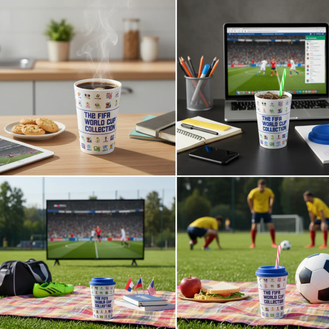 FIFA Fussball Weltmeisterschaft 2026 (564) To Go Becher 350 ml WM Lizenzprodukt - Image 5