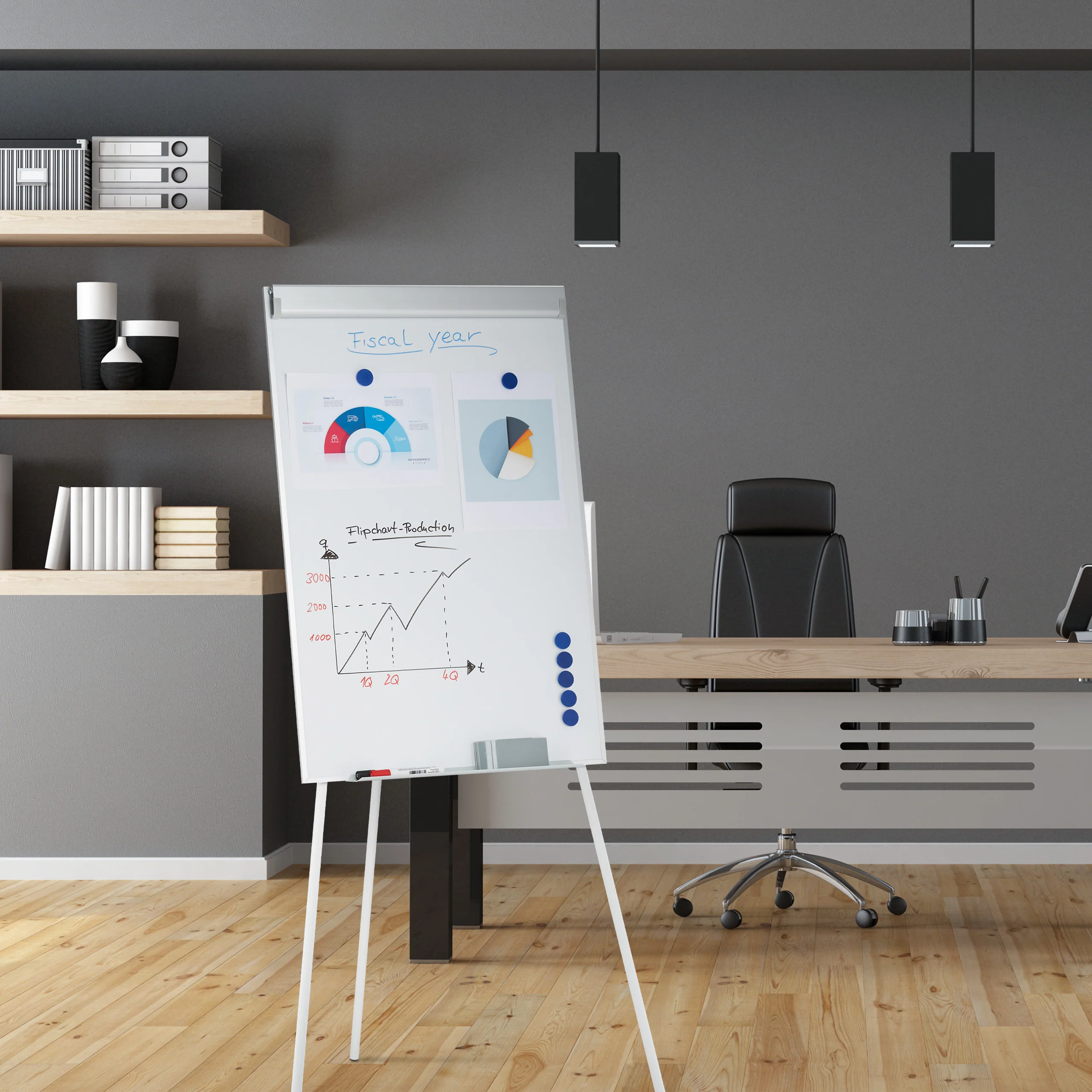 Flipchart Whiteboard - Image 2