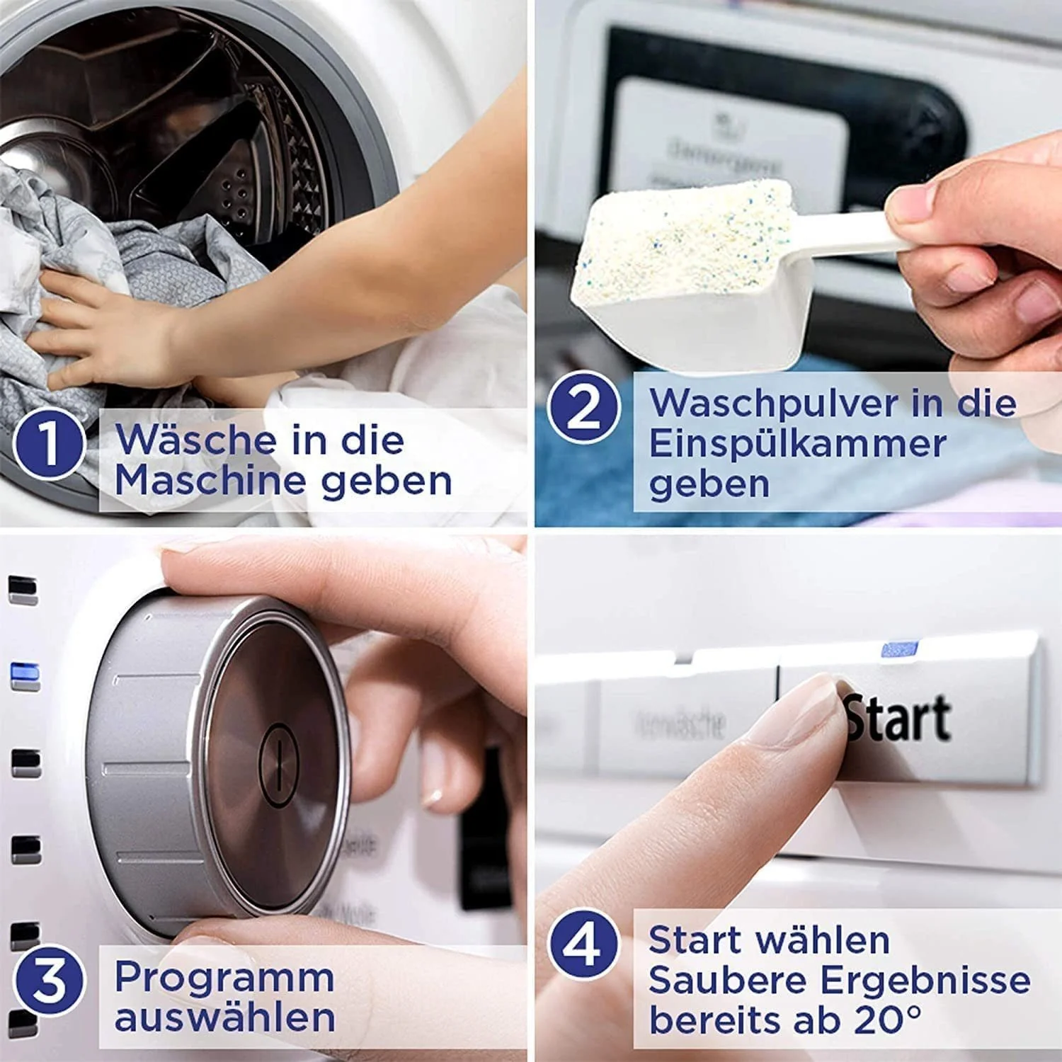 Formil TESTSIEGER Universal Vollwaschmittel Pulver 4x80WL Waschpulver Weißwäsche - Image 2
