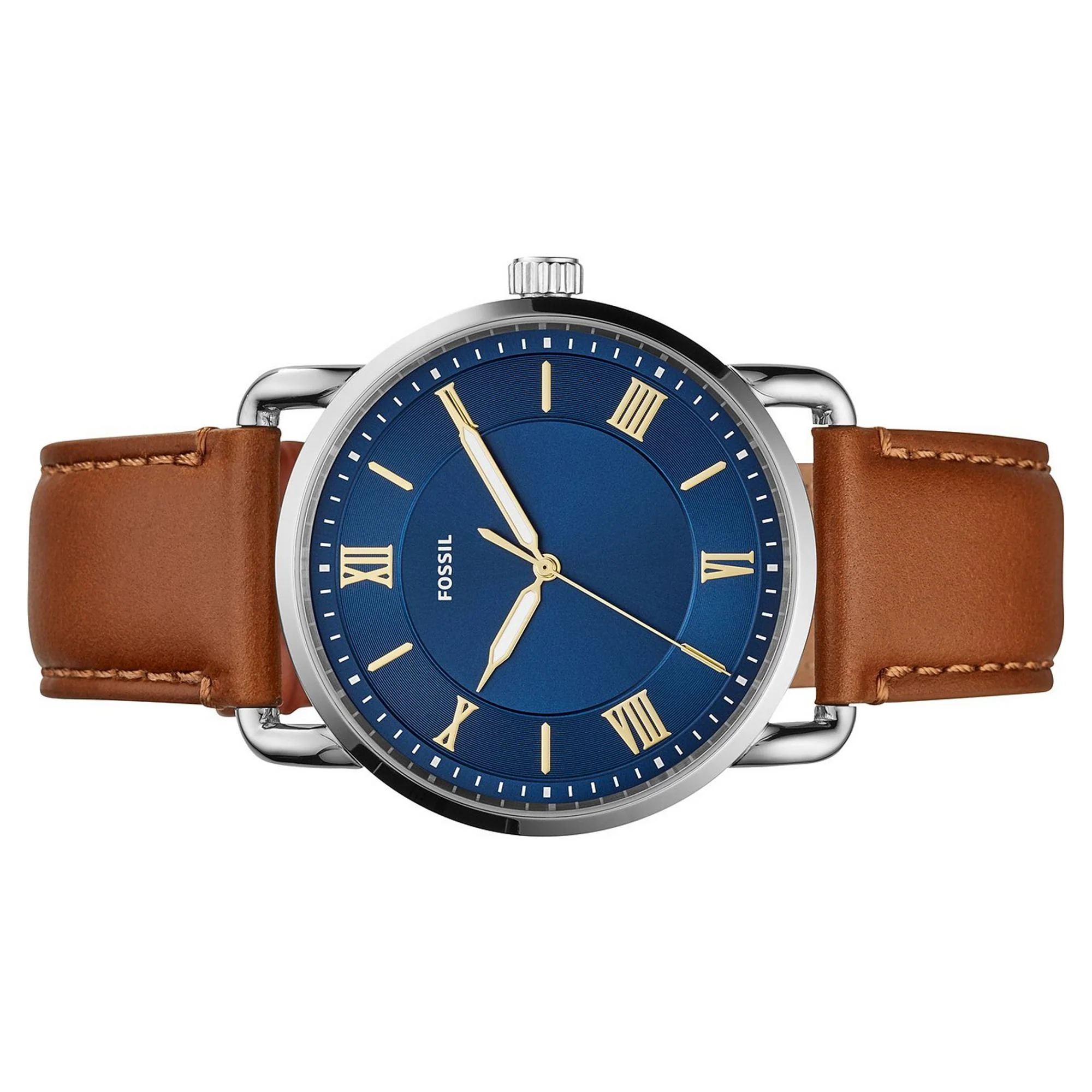 Fossil Herren Armbanduhr Uhr Copeland FS5661 Leder - Image 2
