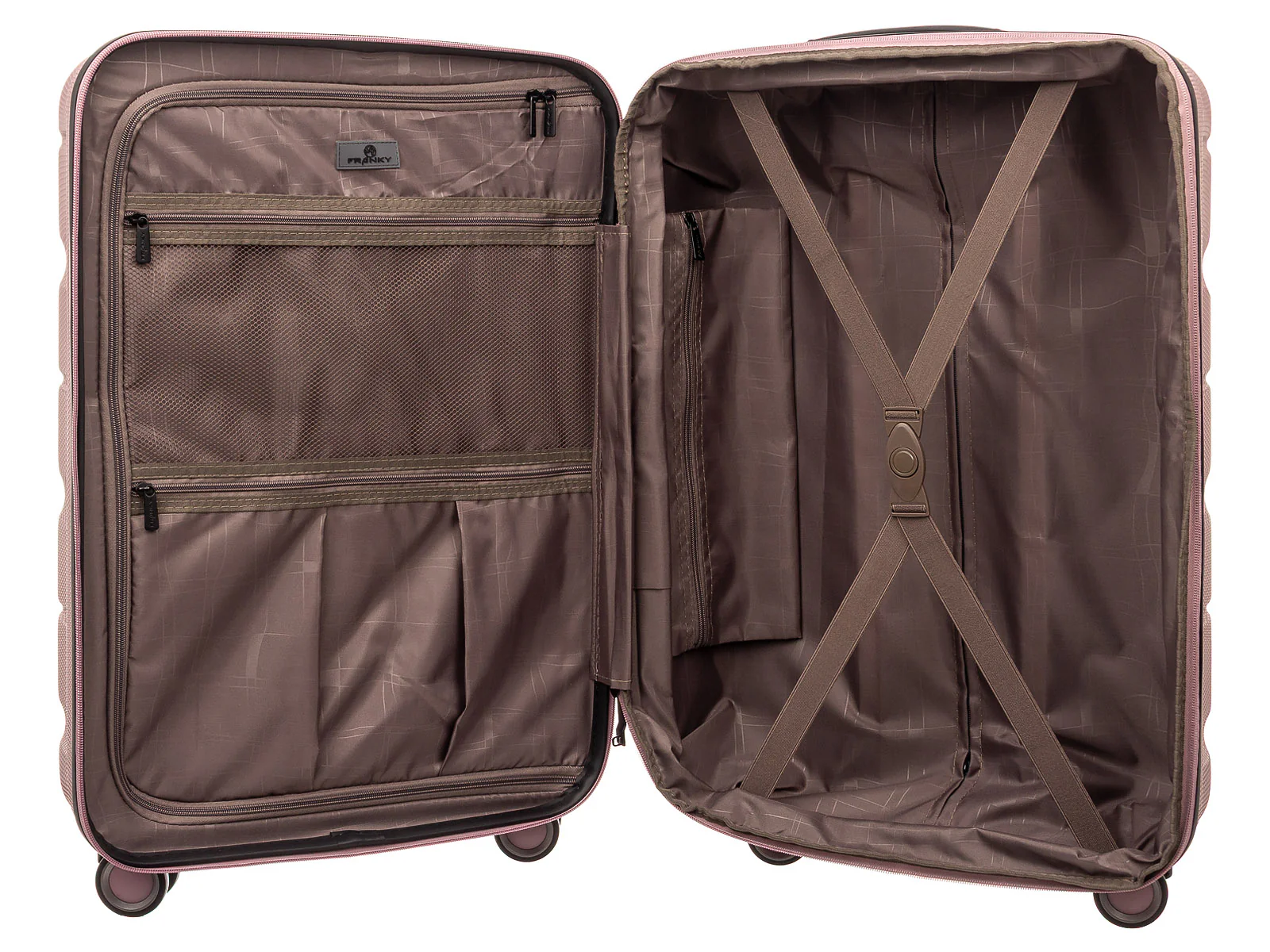 Franky 55er Spinner Dehnfalte ABS13 Handgepäck Hartschalenkoffer mit TSA-Schloss green II - Image 18