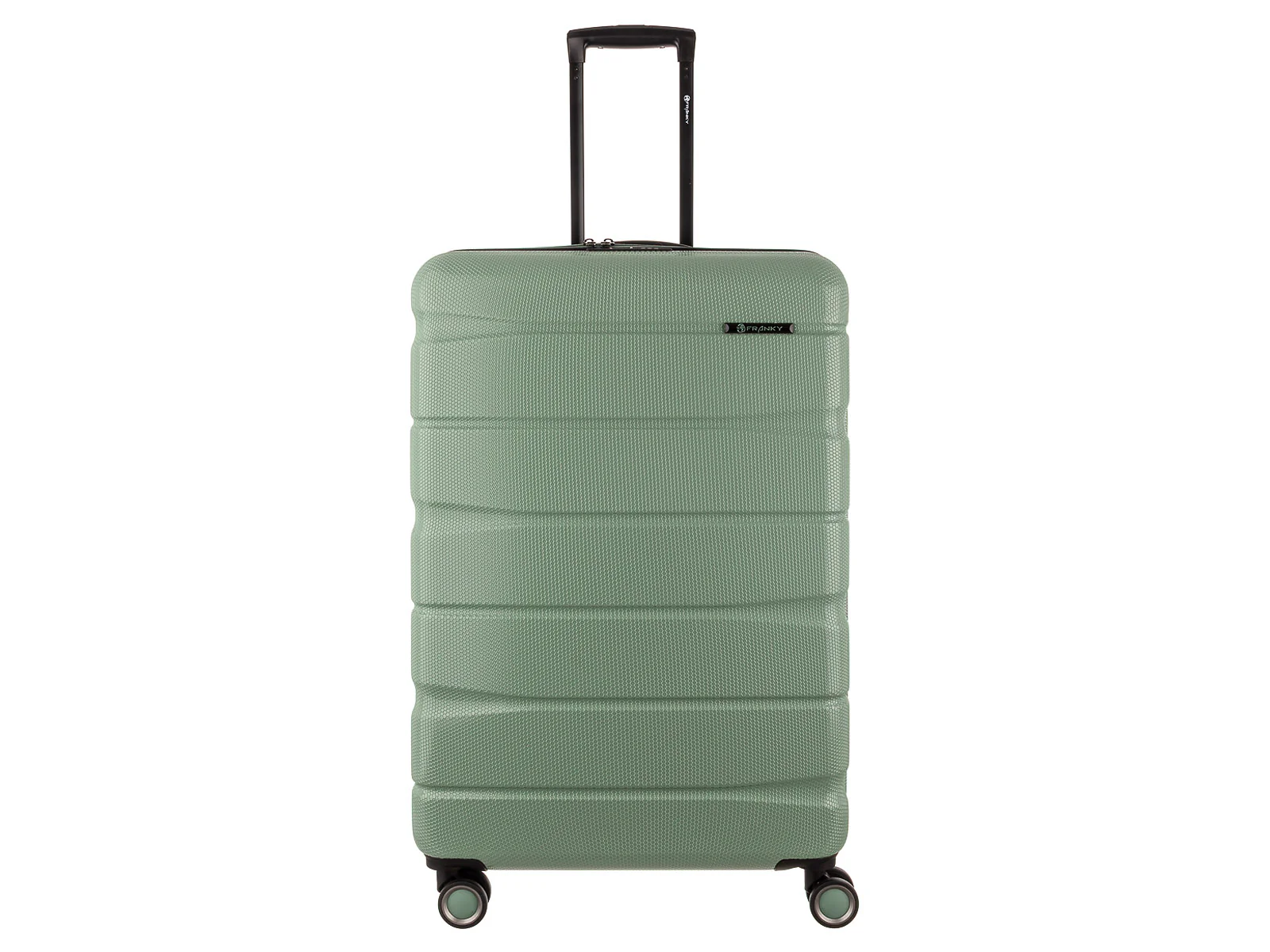 Franky 75er Spinner Dehnfalte ABS13 Hartschalenkoffer mit TSA-Schloss green II