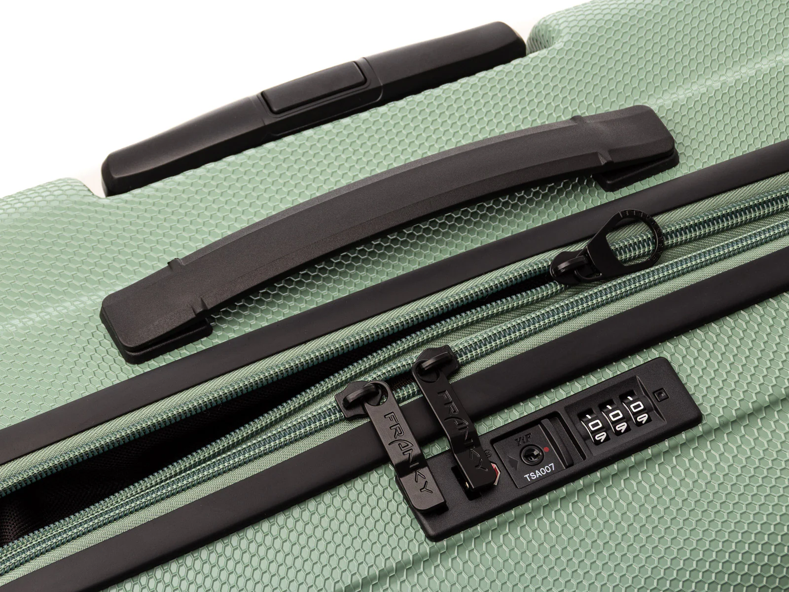 Franky 75er Spinner Dehnfalte ABS13 Hartschalenkoffer mit TSA-Schloss green II - Image 7