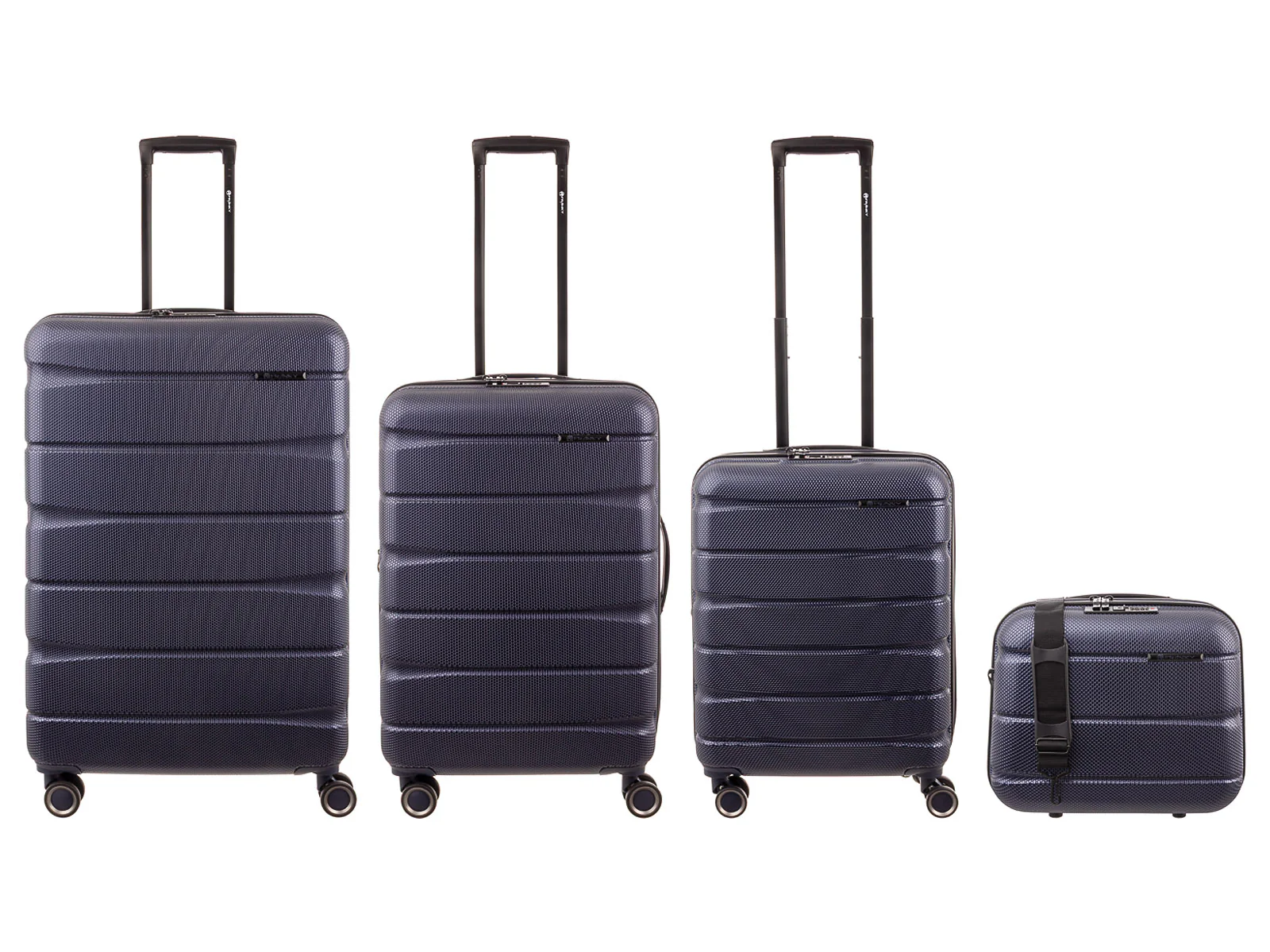 Franky ABS13 76/66/55er + BC Trolley 4er SET Dehnfalte Hartschale bluestone - Image 3