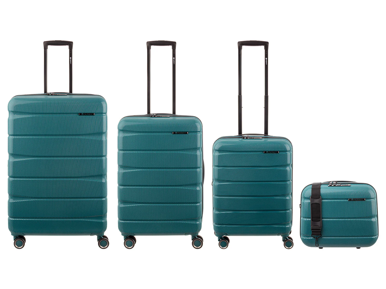 Franky ABS13 76/66/55er + BC Trolley 4er SET Dehnfalte Hartschale bluestone - Image 7