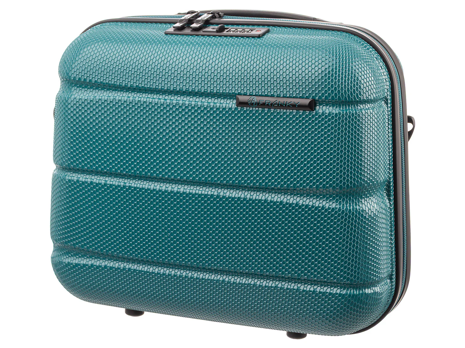 Franky ABS13 Beautycase Handgepäck Hartschale mit TSA-Schloss transformative teal - Image 2