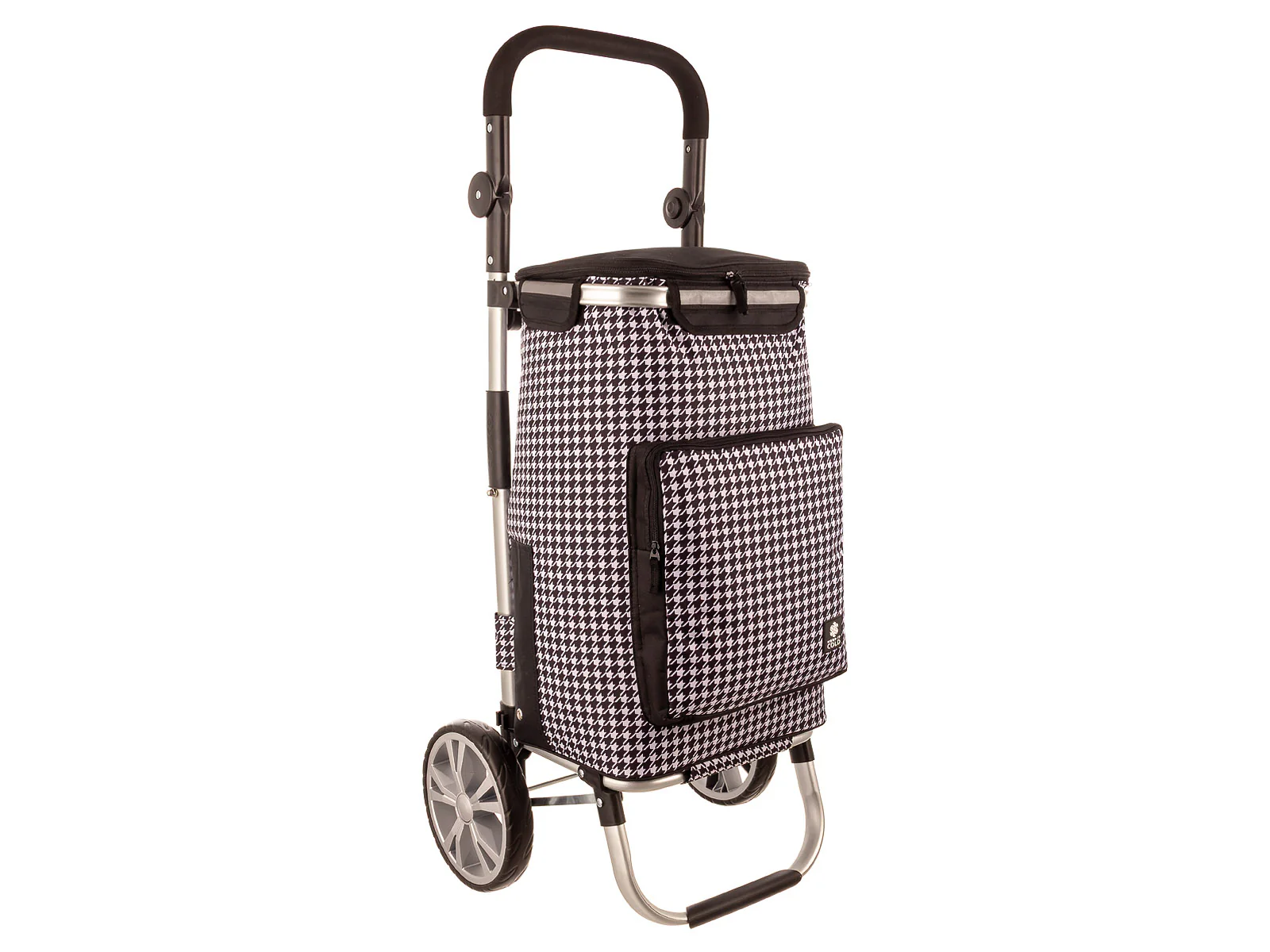 Franky Einkaufroller ER10 Einkaufstrolley mit separater Kühltasche multicolor check - Image 14
