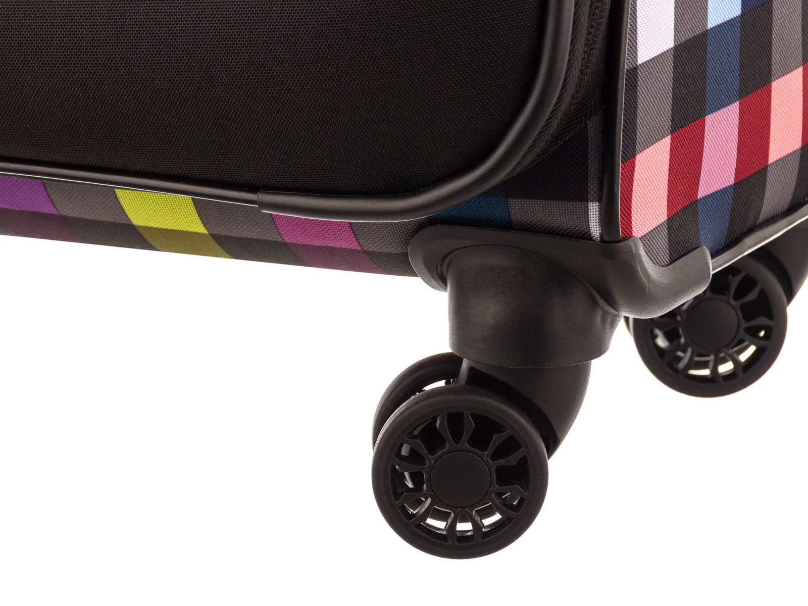 Franky Koffer Reisegepäck Spinner Gr. L T1S-DR ca. 79 cm multicolor check - Image 13
