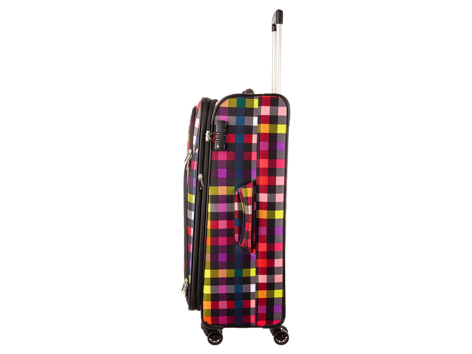 Franky Koffer Reisegepäck Spinner Gr. L T1S-DR ca. 79 cm multicolor check - Image 15
