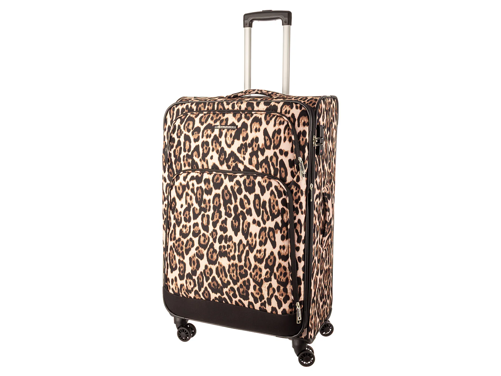 Franky Koffer Reisegepäck Spinner Gr. L T1S-DR ca. 79 cm multicolor check - Image 5