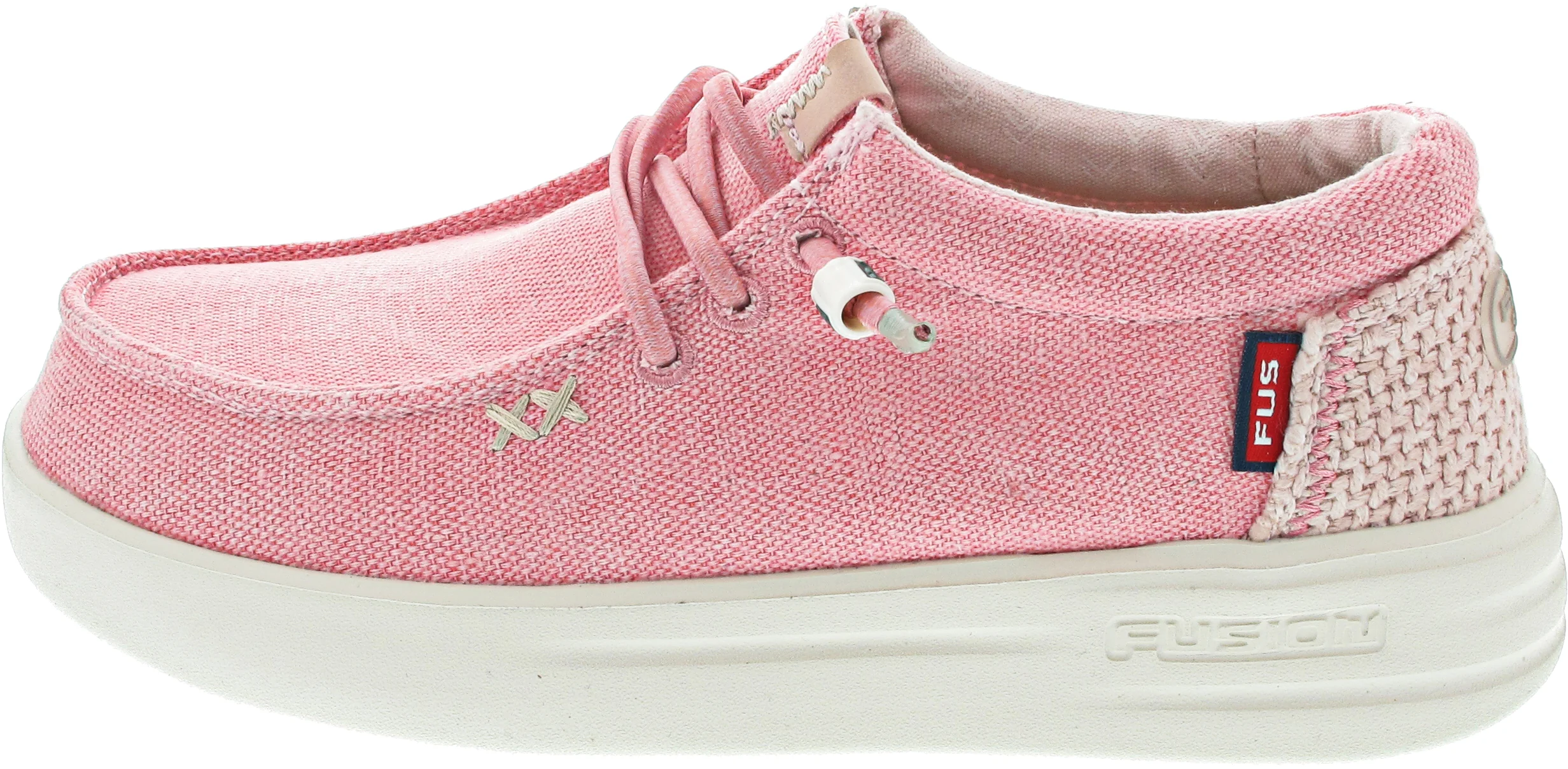 Fusion sportlicher Schnürer Rosa