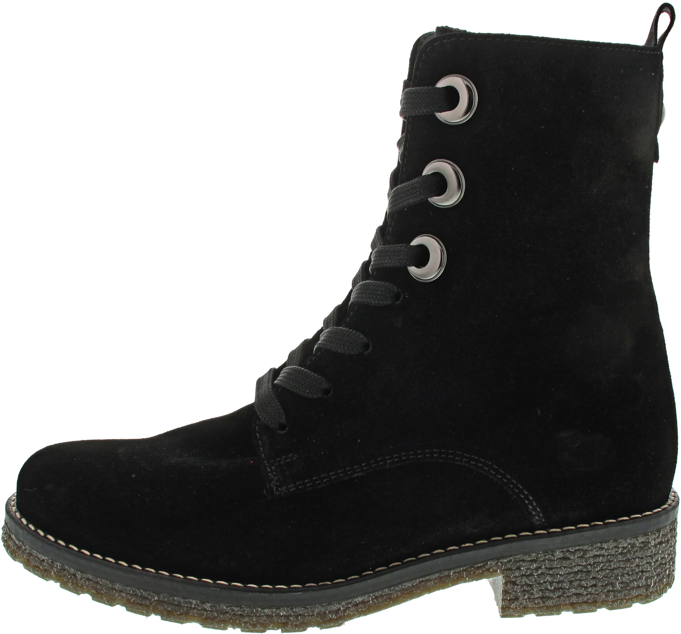 Gabor Comfort Schnürstiefel Schwarz