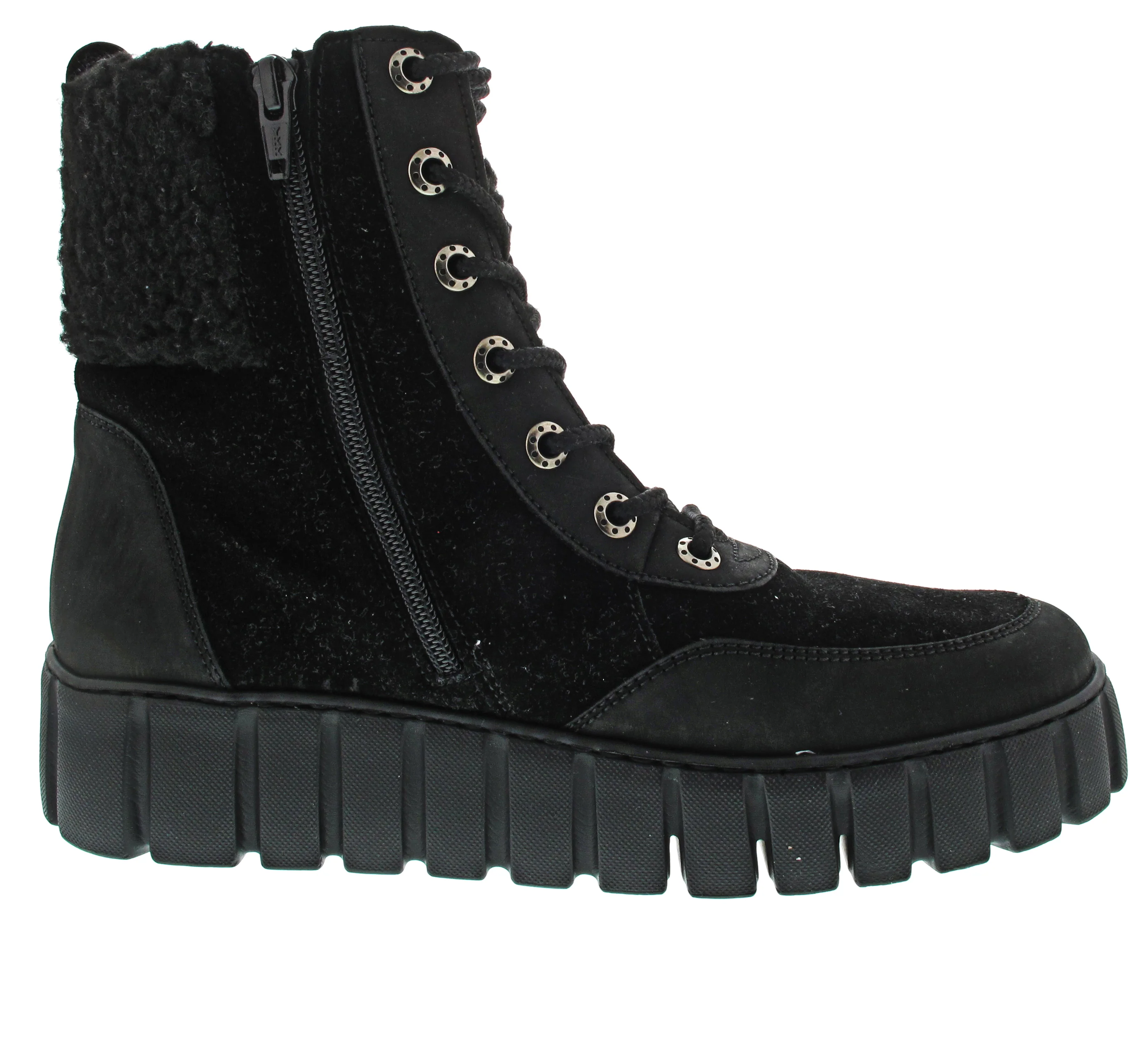 Gabor Comfort Schnürstiefel Schwarz - Image 8