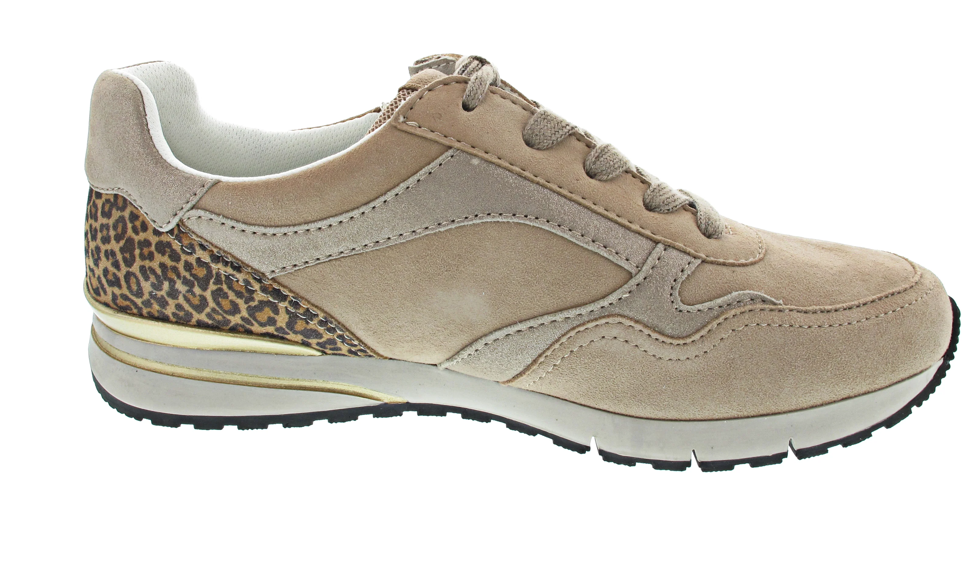 Gabor Comfort sportlicher Schnürer Beige - Image 13