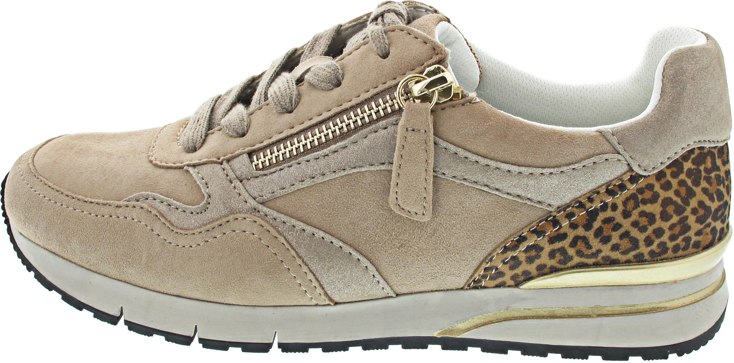 Gabor Comfort sportlicher Schnürer Beige - Image 5