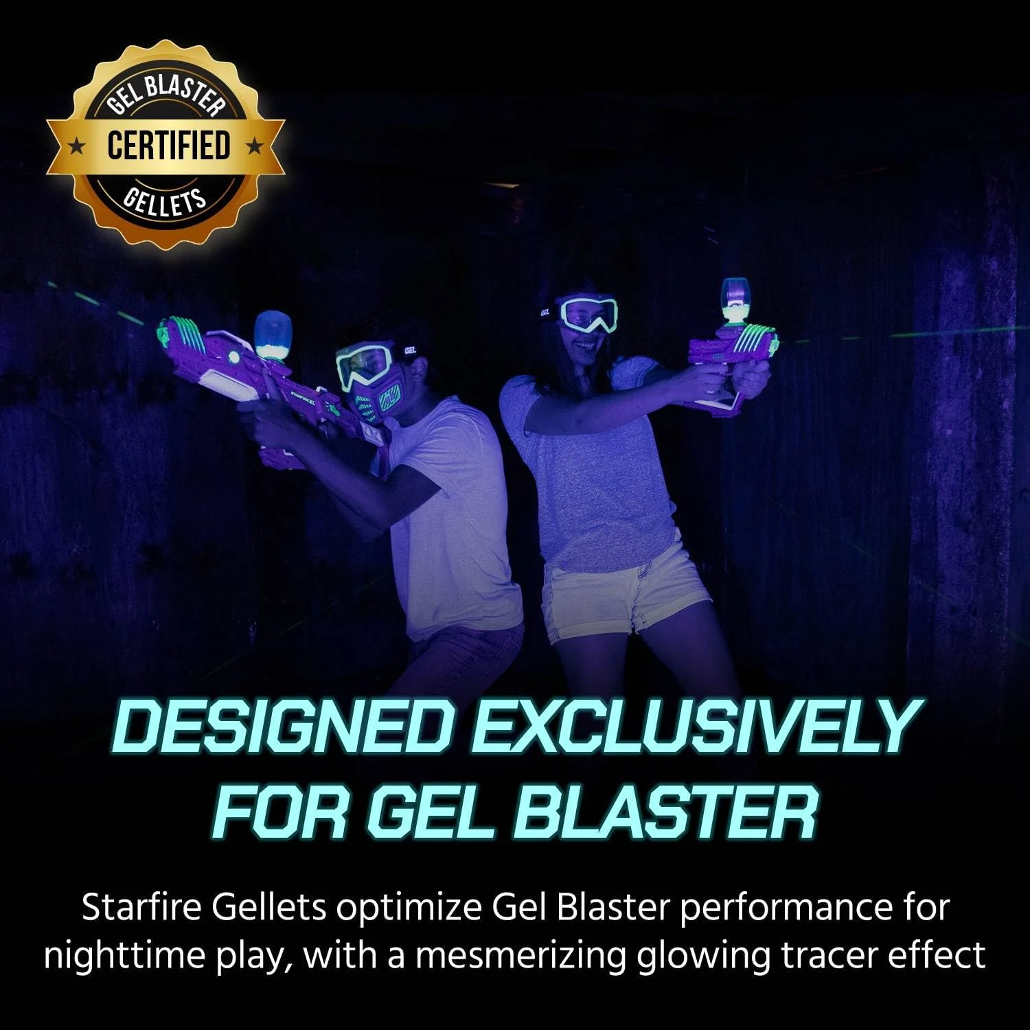 Gellets Gel Blaster Munition Starfire Glow in the Dark 10K - Image 3