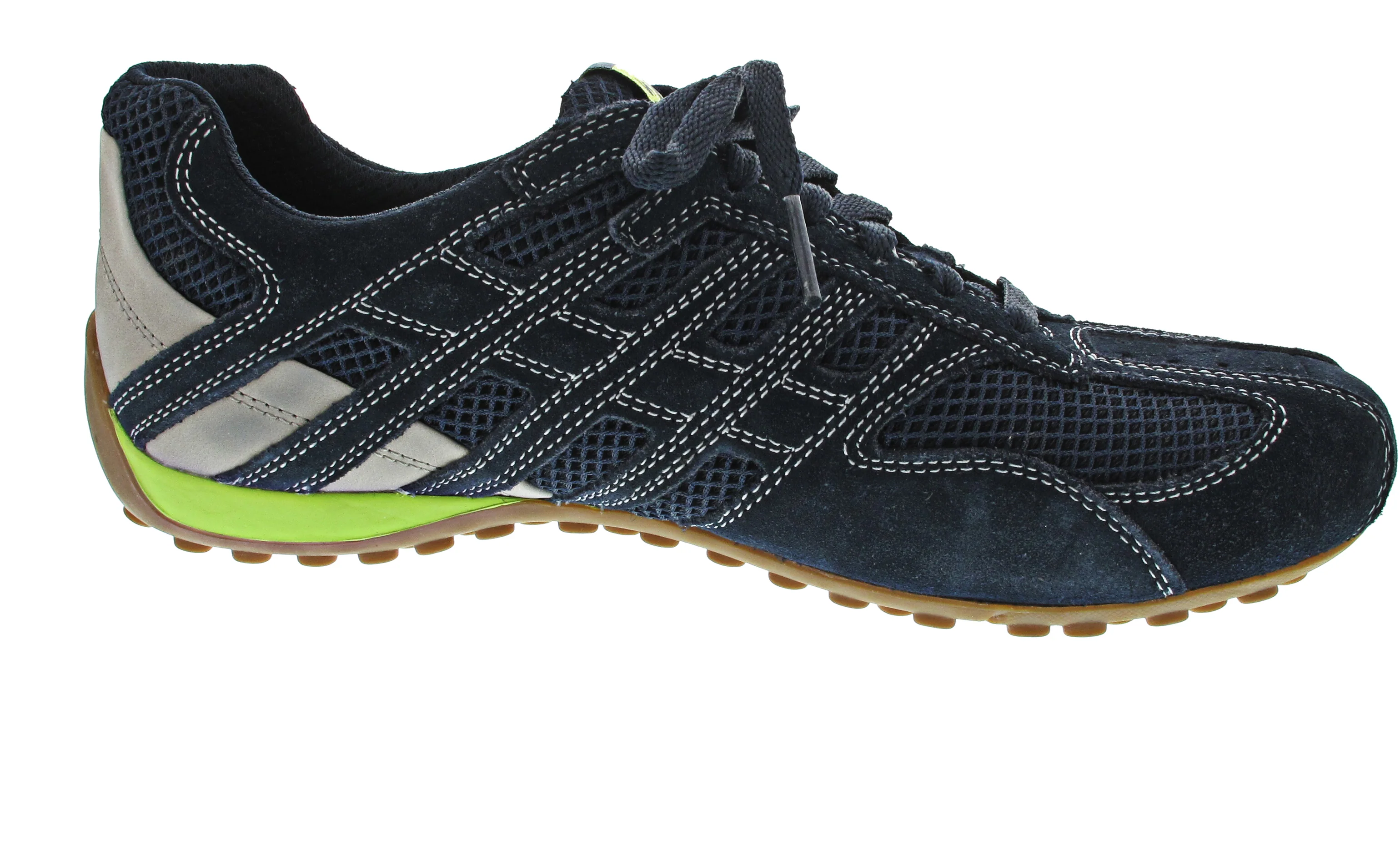 Geox Snake Original sportlicher Schnürer Blau - Image 3