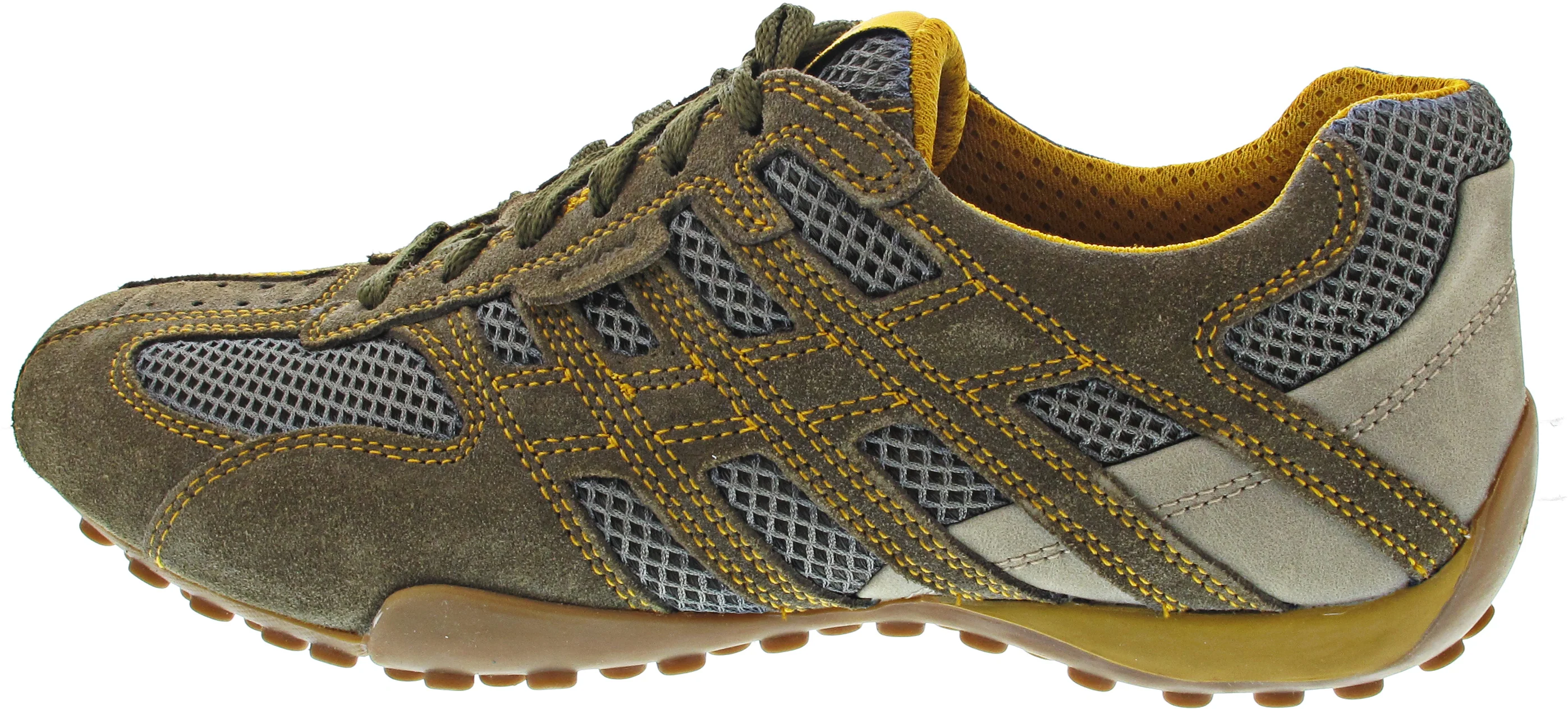 Geox Snake Original sportlicher Schnürer Braun - Image 7