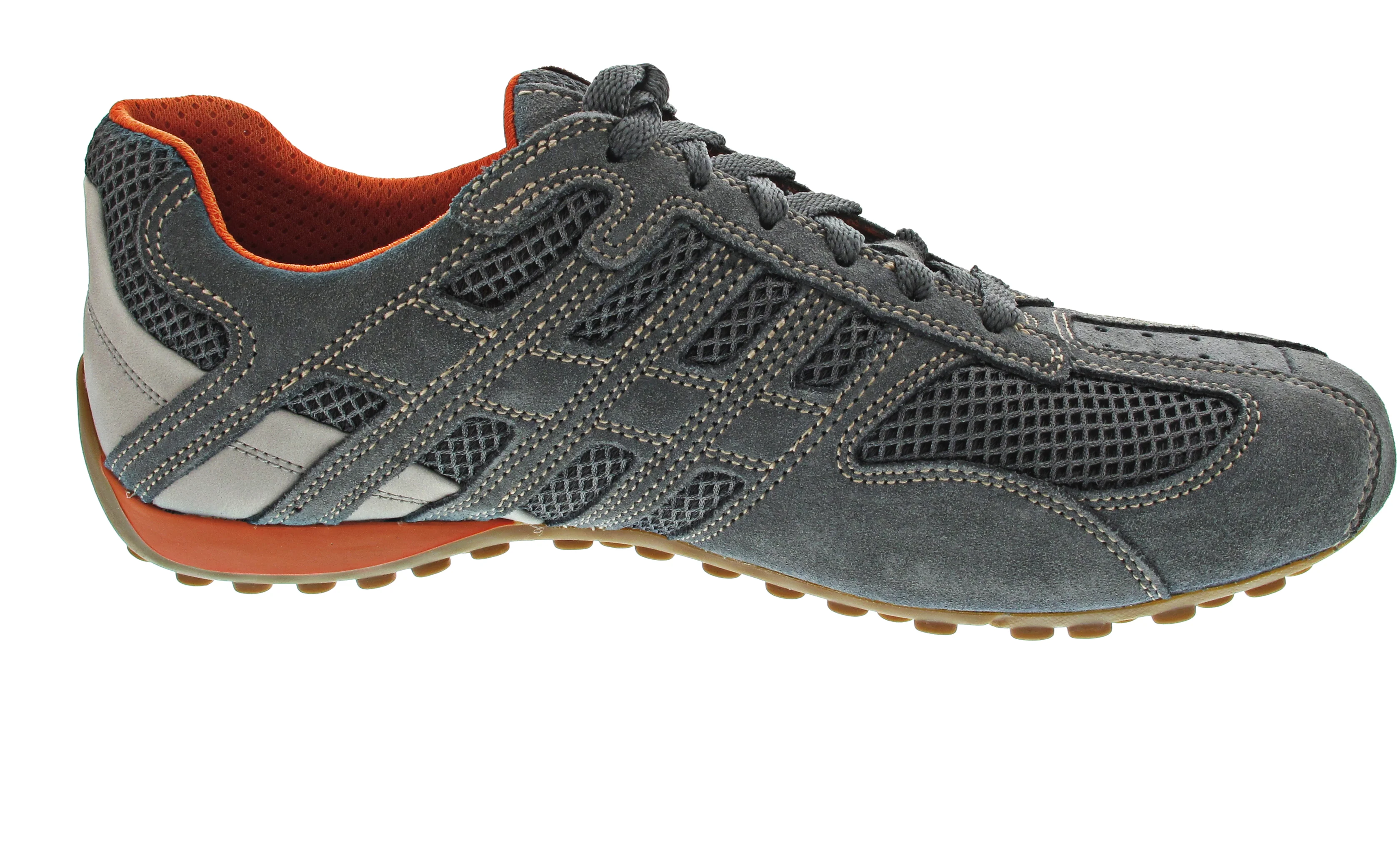 Geox Snake sportlicher Schnürer Grau - Image 9