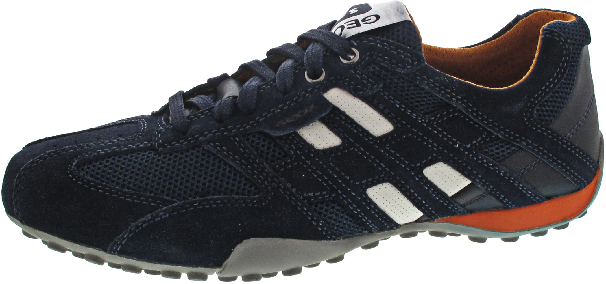 Geox Uomo Snake sportlicher Schnürer Blau