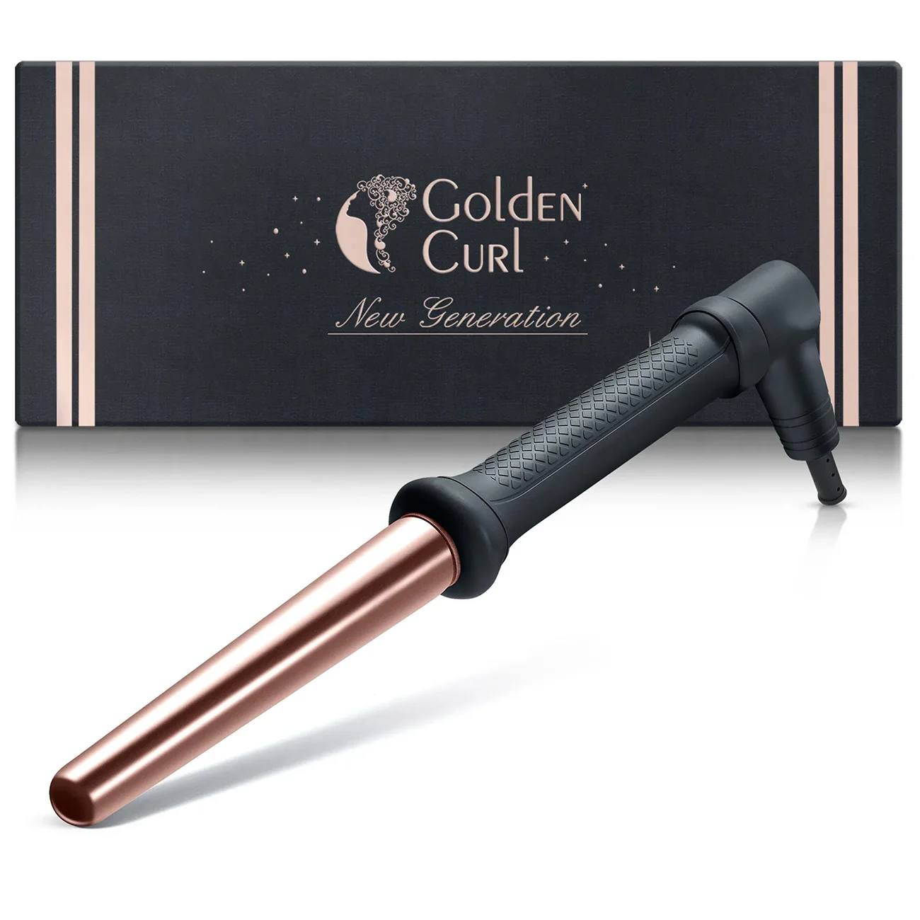 Golden Curl GL506 The Rose Gold 18-25mm Lockenstab, Negativ-Ionen-Technologie - Image 3