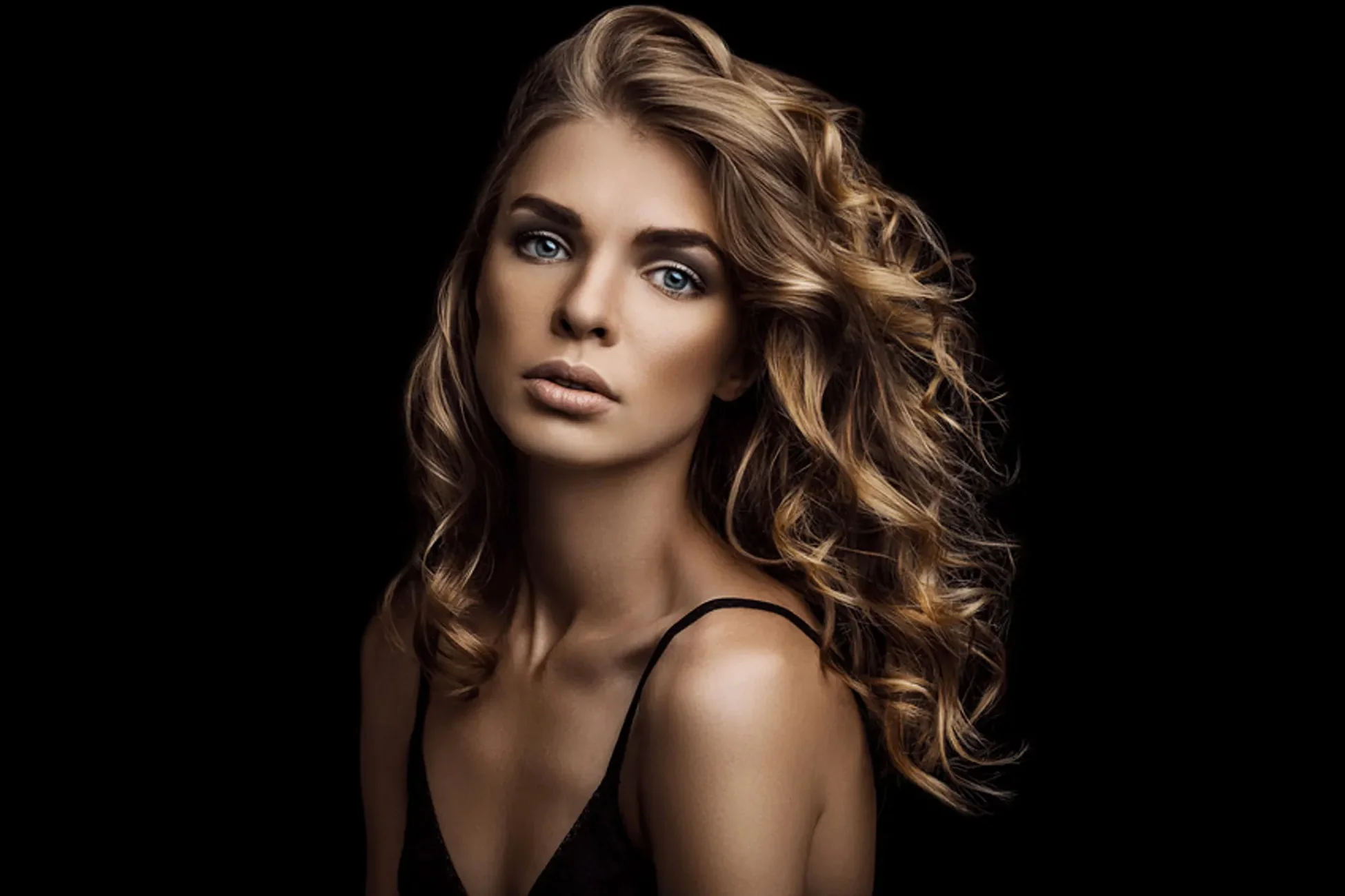Golden Curl The Black Luxury Set 6 teilig - Lockenstab, Glätteisen, Handschuh - Image 5