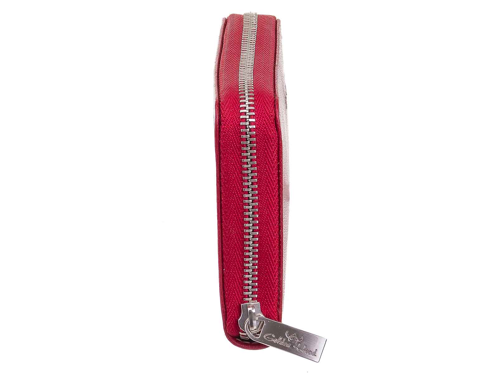 Golden Head Venezia Zipped Billfold Reißverschlussbörse Damen Rot - Image 5