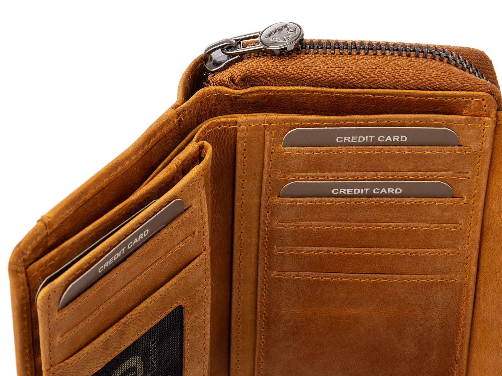 Greenwood Damen Geldbörse BAXX20 Nappa Leder mit RFID royalblue - Image 44