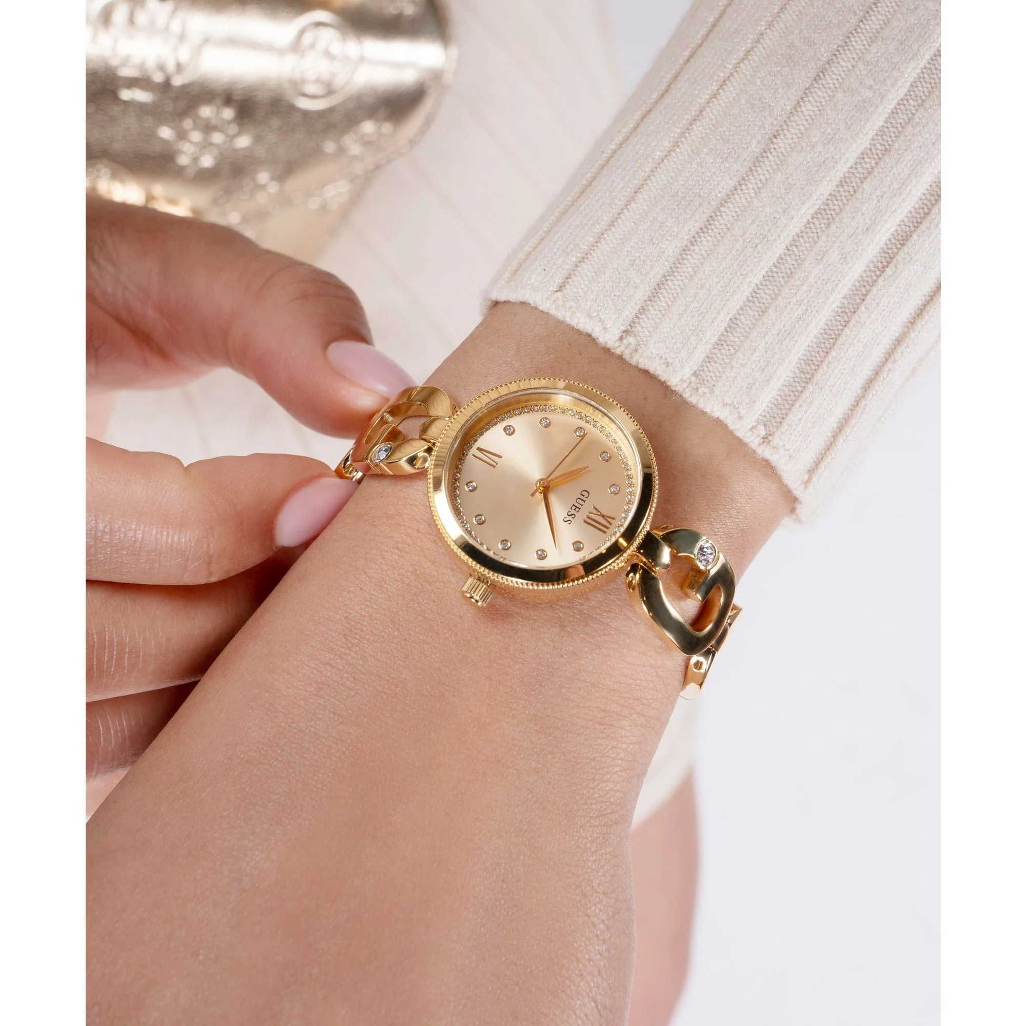 Guess Damen Uhr Armbanduhr EMPOWER GW0759L2 Edelstahl - Image 6