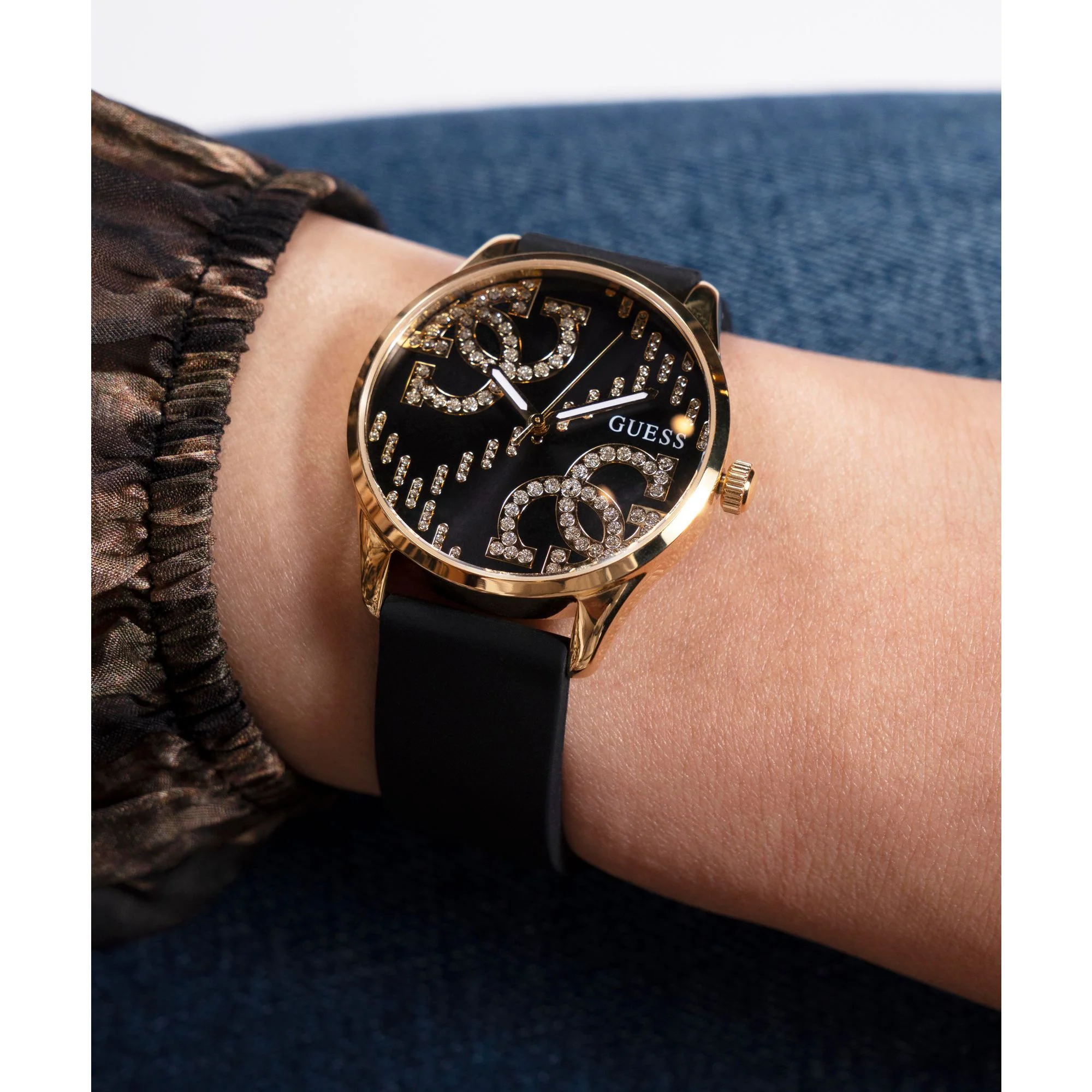 Guess Damen Uhr Armbanduhr G STITCH GW0755L3 Silikon - Image 7
