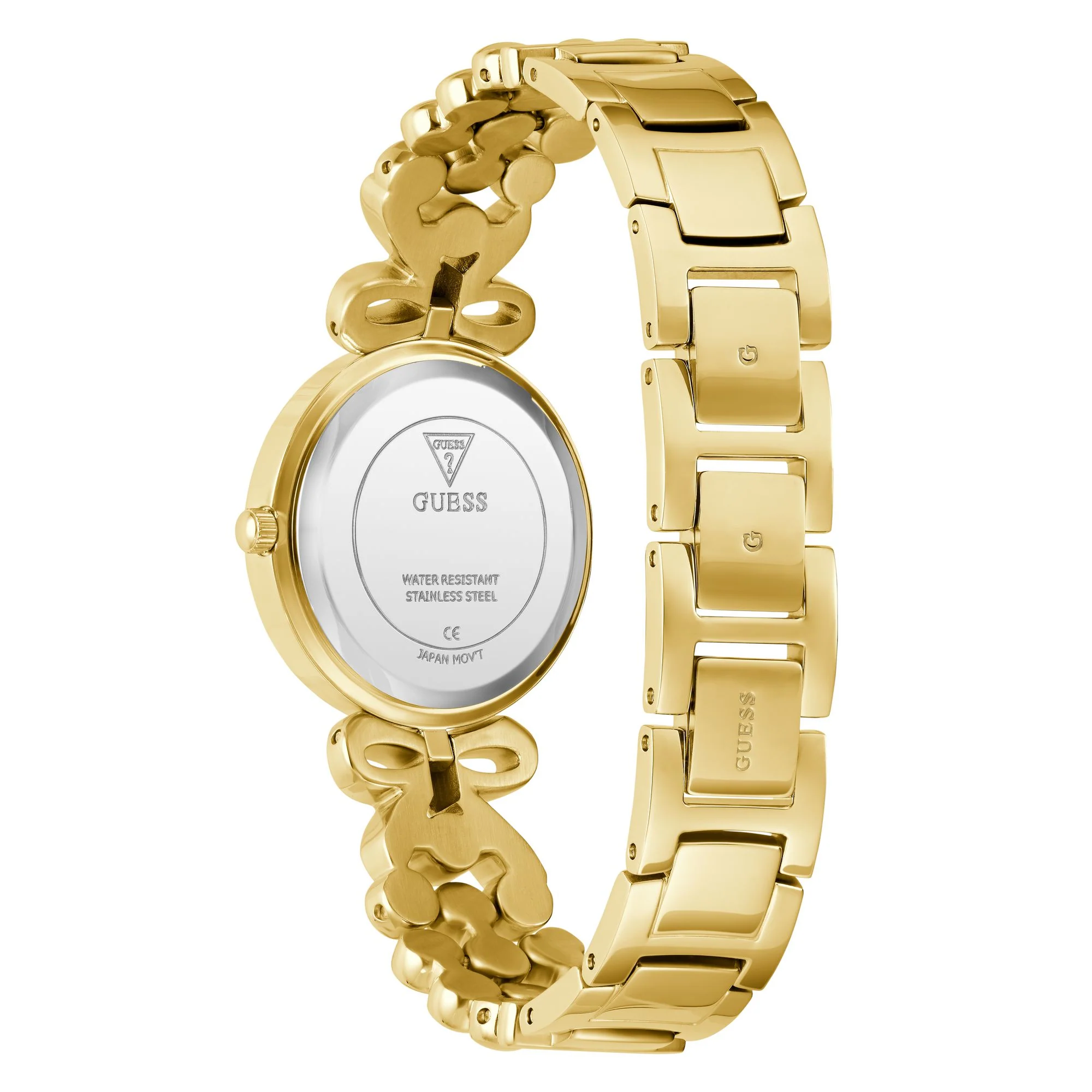 Guess Damen Uhr Armbanduhr GB RIBBON GW0838L2 Edelstahl gold - Image 3
