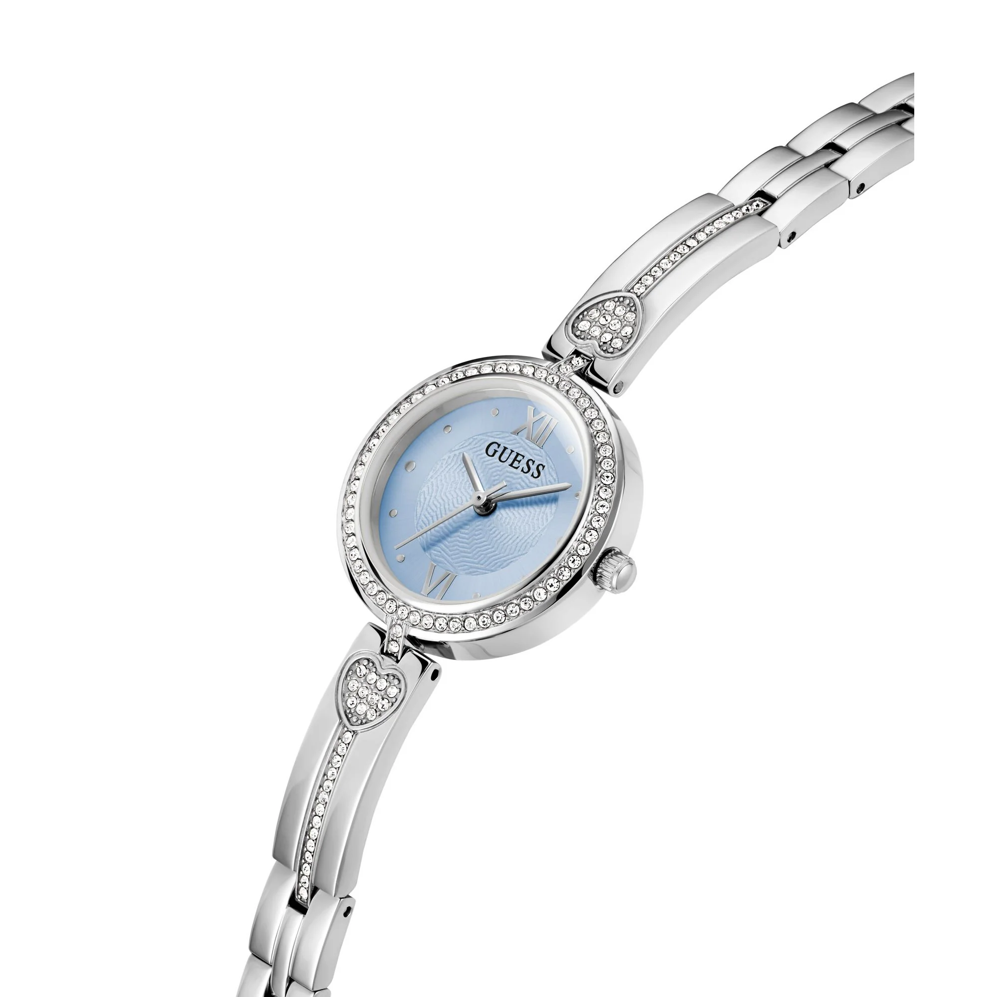 Guess Damen Uhr Armbanduhr LOVEY GW0655L4 Edelstahl silber - Image 2