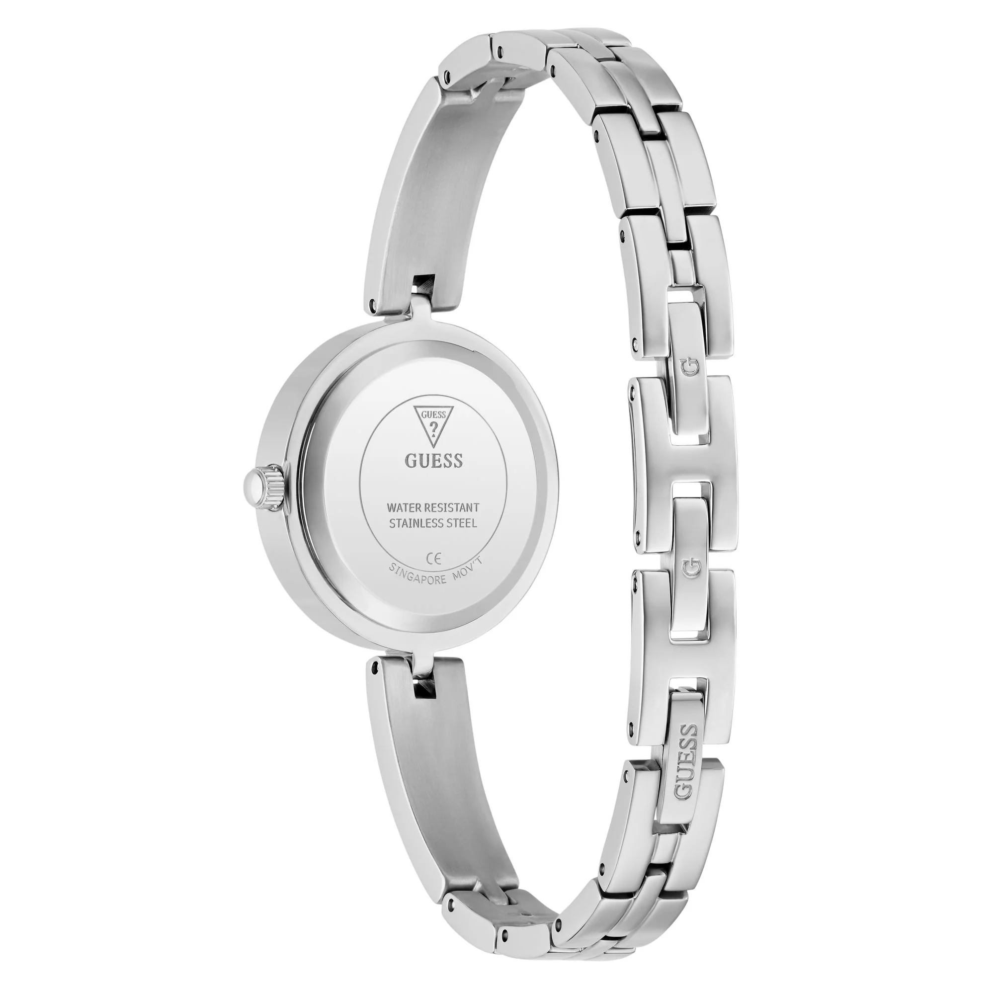 Guess Damen Uhr Armbanduhr LOVEY GW0655L4 Edelstahl silber - Image 3