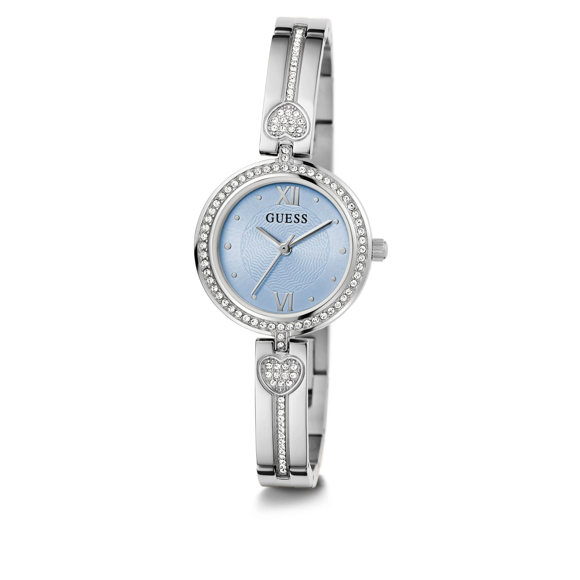 Guess Damen Uhr Armbanduhr LOVEY GW0655L4 Edelstahl silber - Image 5