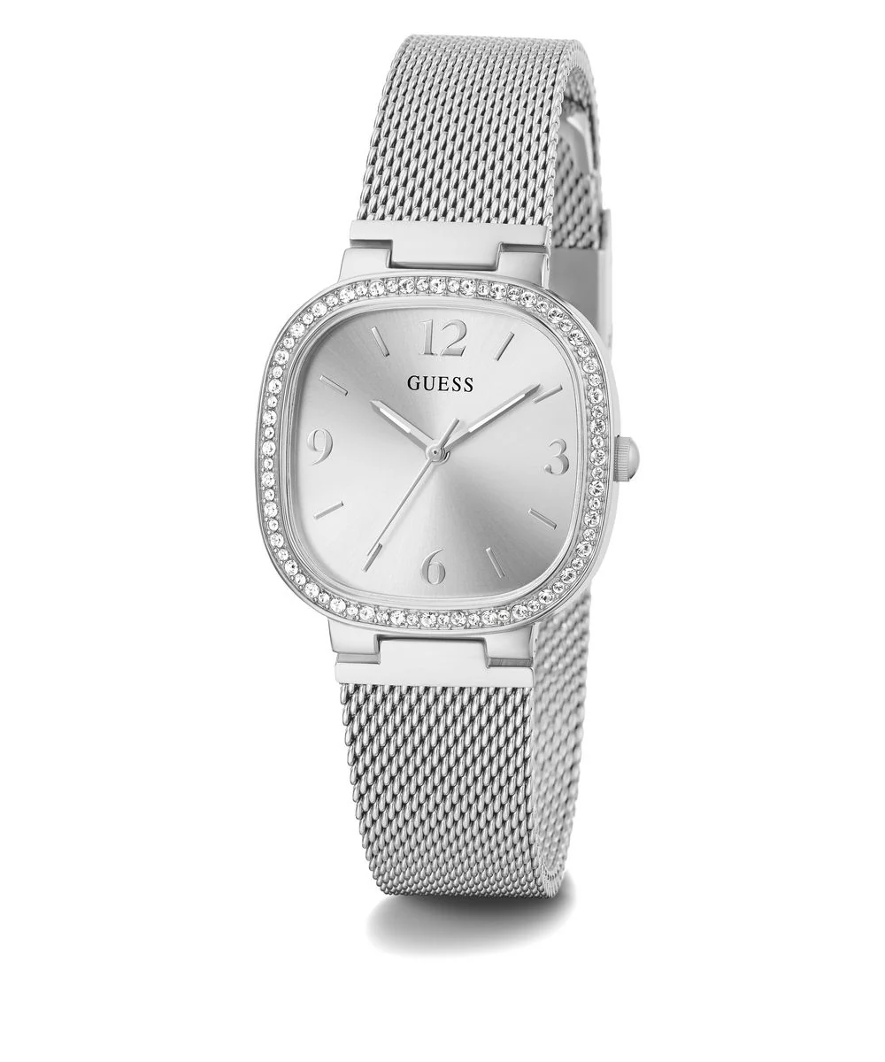 Guess Damen Uhr Armbanduhr TAPESTRY GW0354L1 Edelstahl silber - Image 4