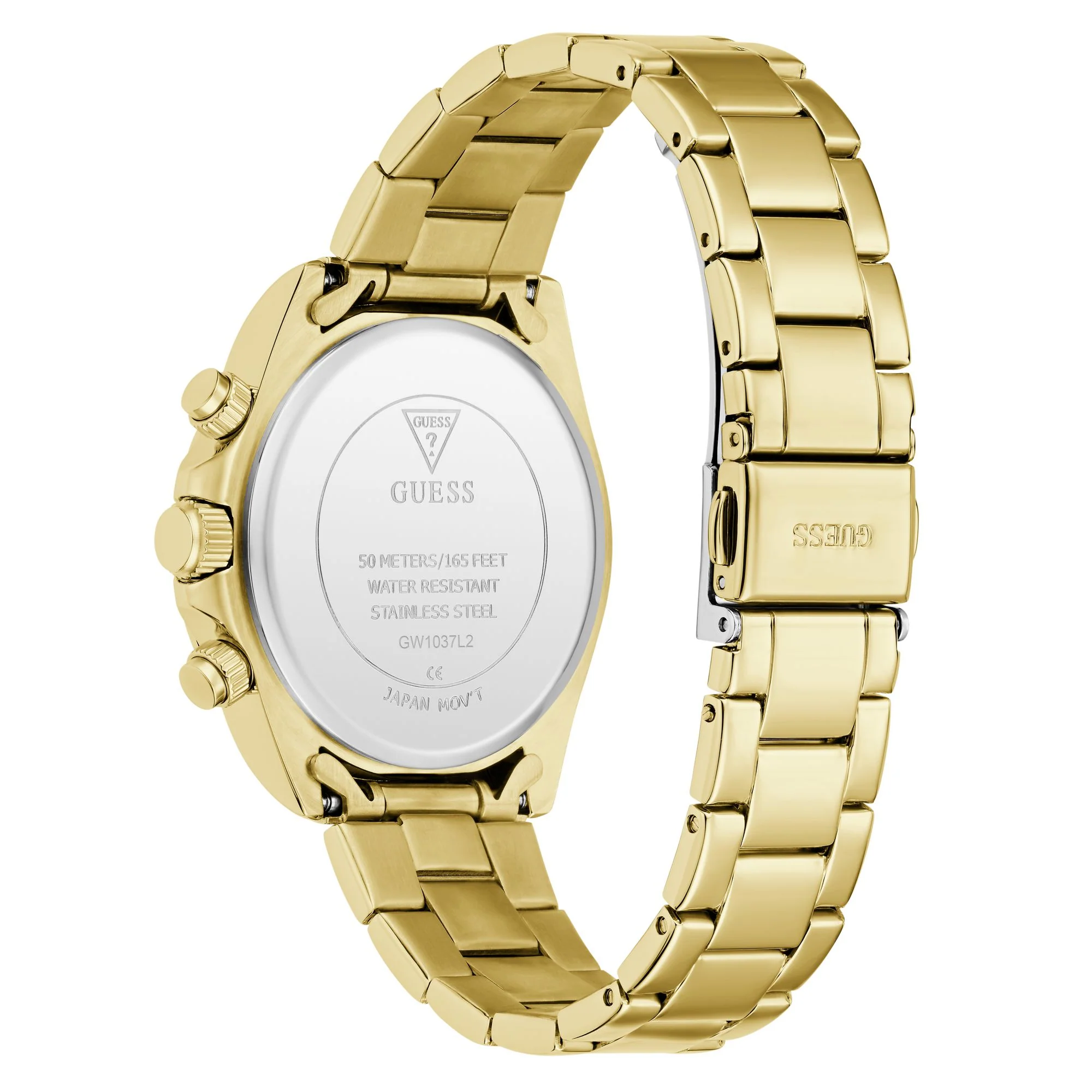 Guess Damen Uhr Armbanduhr VICTORIA GW1037L2 Edelstahl gold - Image 5