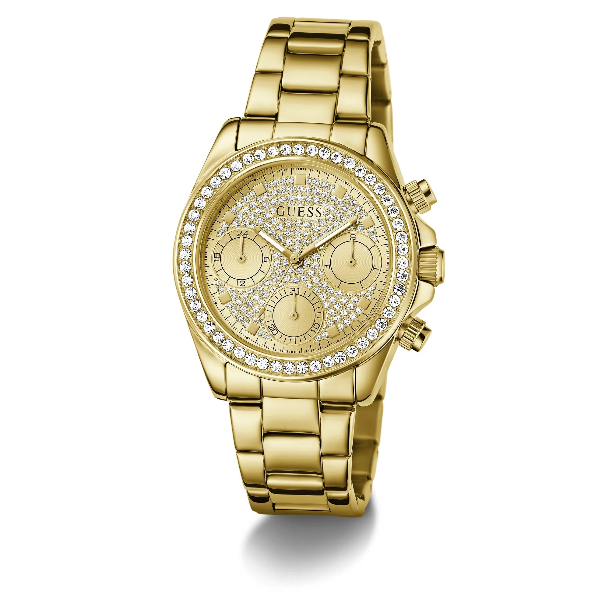 Guess Damen Uhr Armbanduhr VICTORIA GW1037L2 Edelstahl gold - Image 6