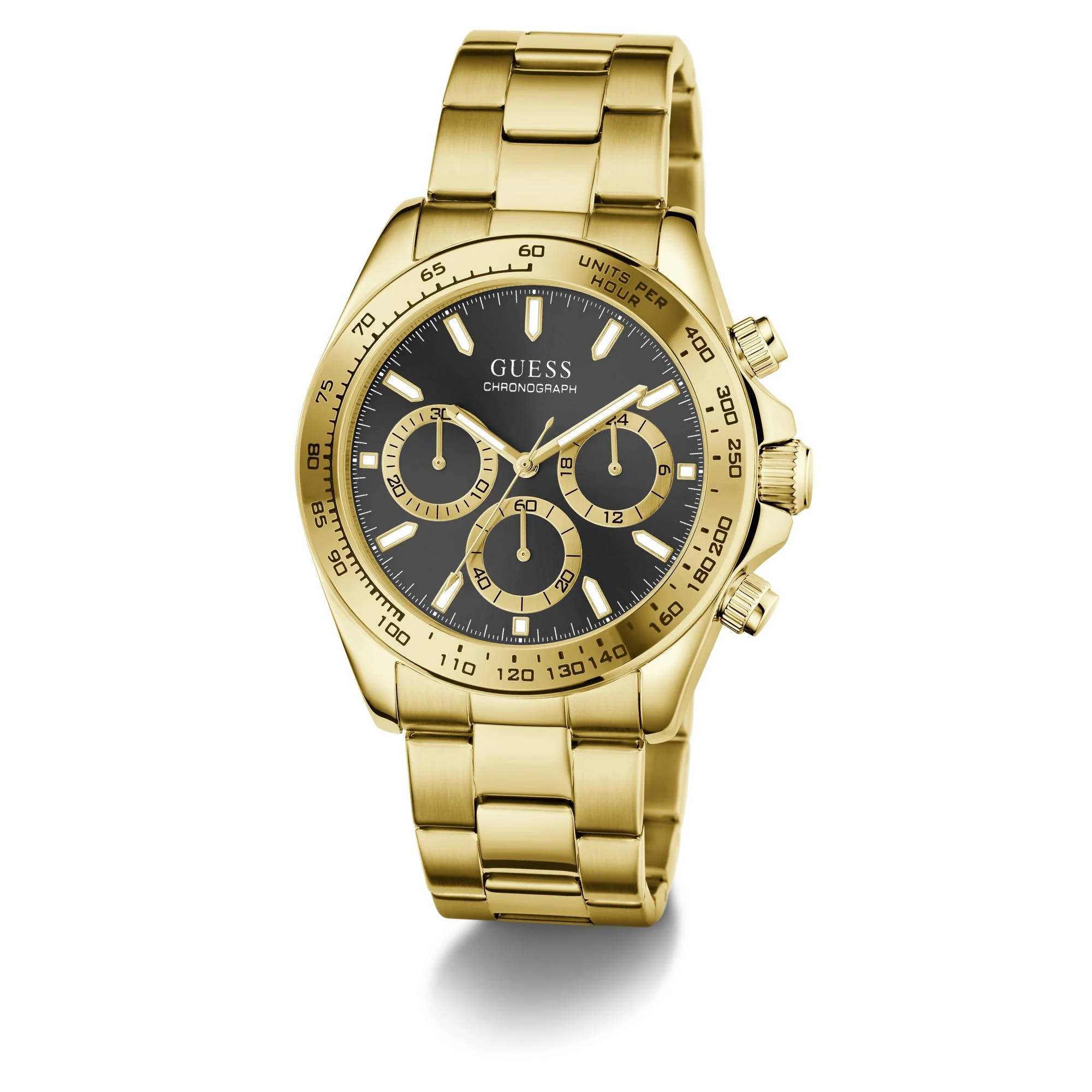 Guess Herren Uhr Armbanduhr ARTHUR GW1058G2 Edelstahl gold - Image 6