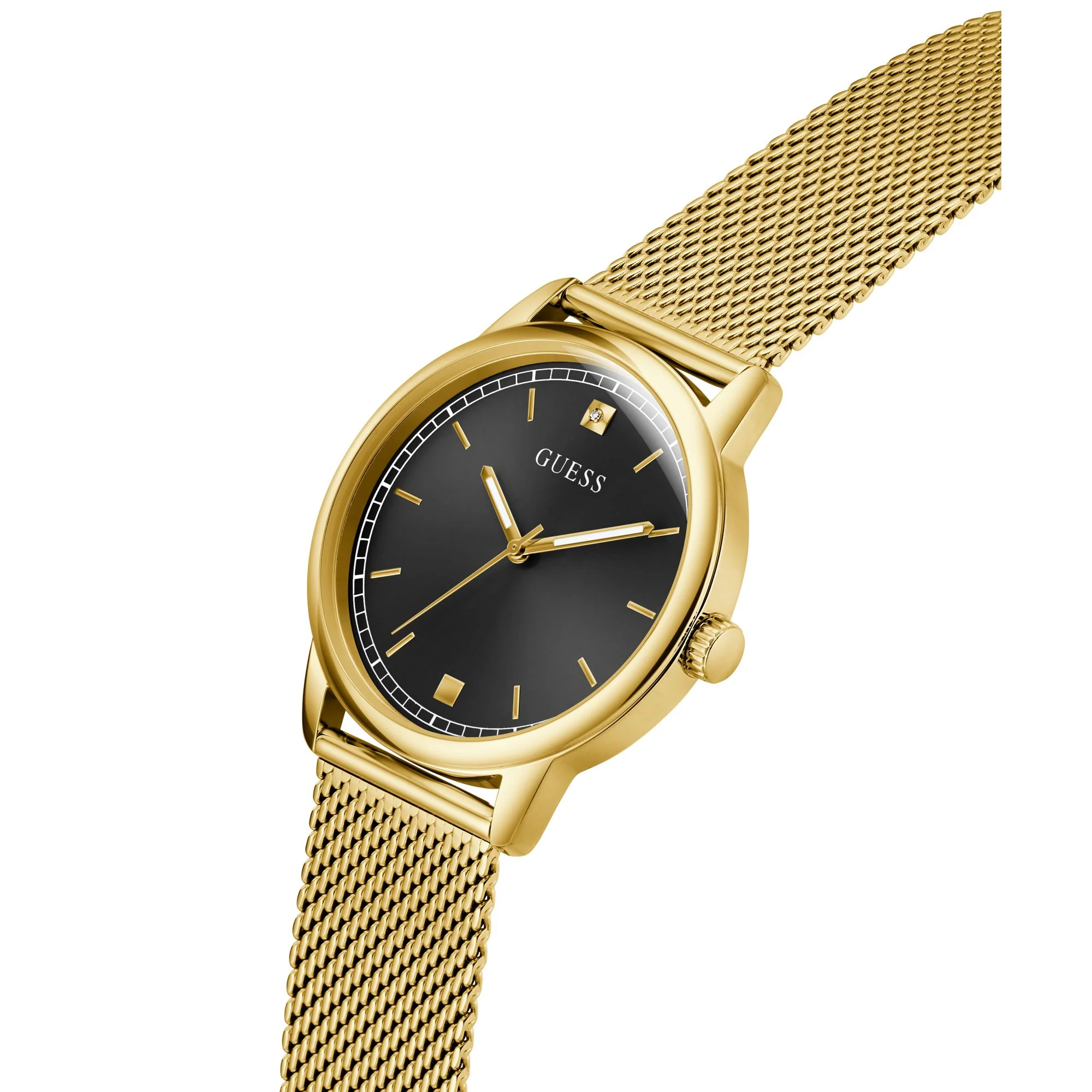 Guess Herren Uhr Armbanduhr CHANDLER GW0974G2 Edelstahl gold - Image 2