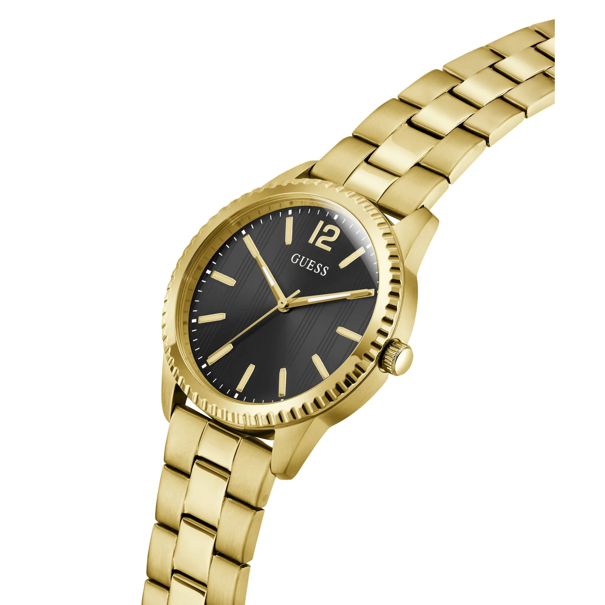 Guess Herren Uhr Armbanduhr CHIP GW1062G2 Edelstahl gold - Image 5